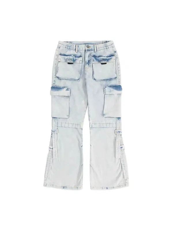 VIBE Street heavy wash multi-pocket micro-flared jeans Size US 32 / EU 48 - 5 Thumbnail