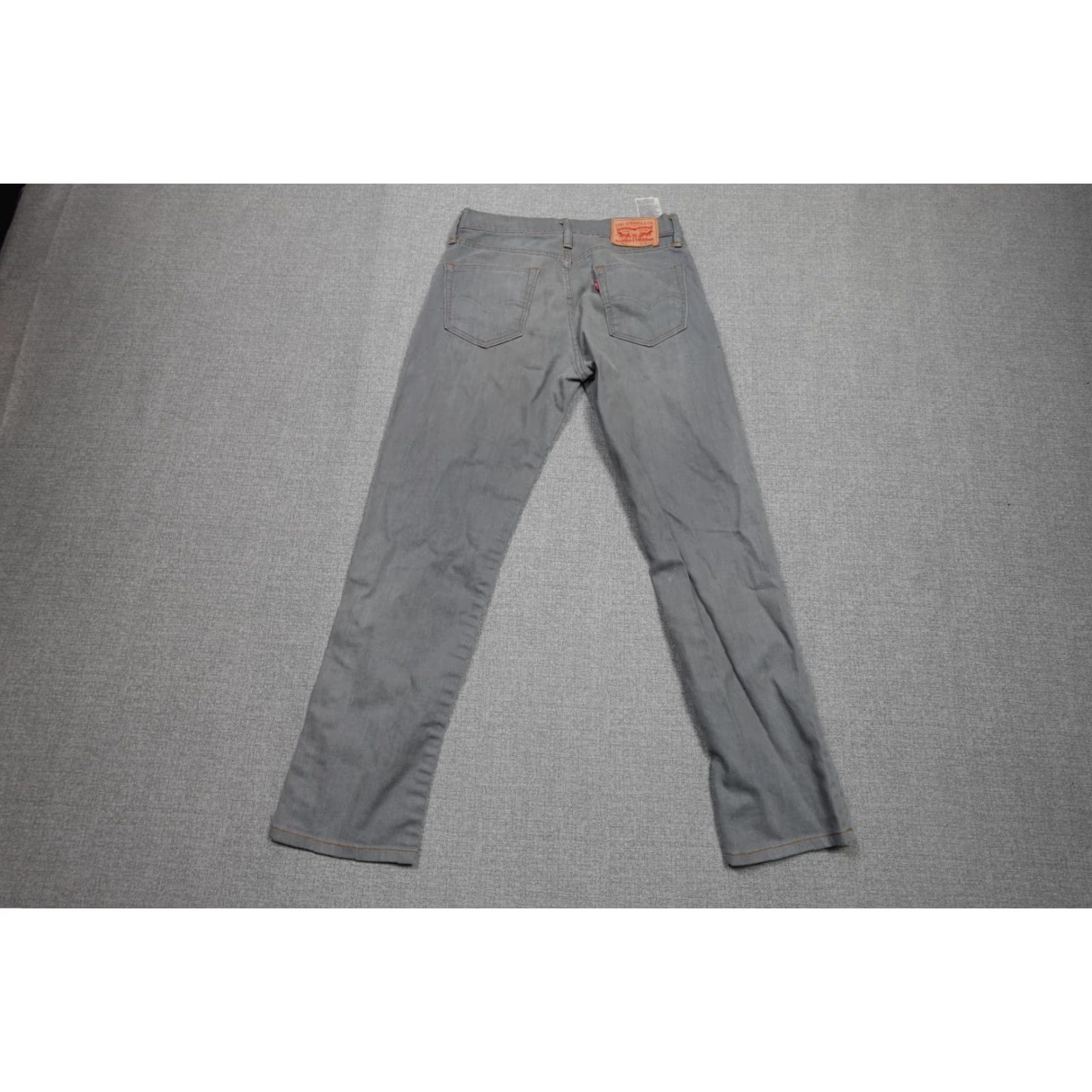 Levi's Levi's 511 Jeans Mens 30x30 Gray Slim Fit Light Wash Western USA Size US 30 / EU 46 - 4 Thumbnail