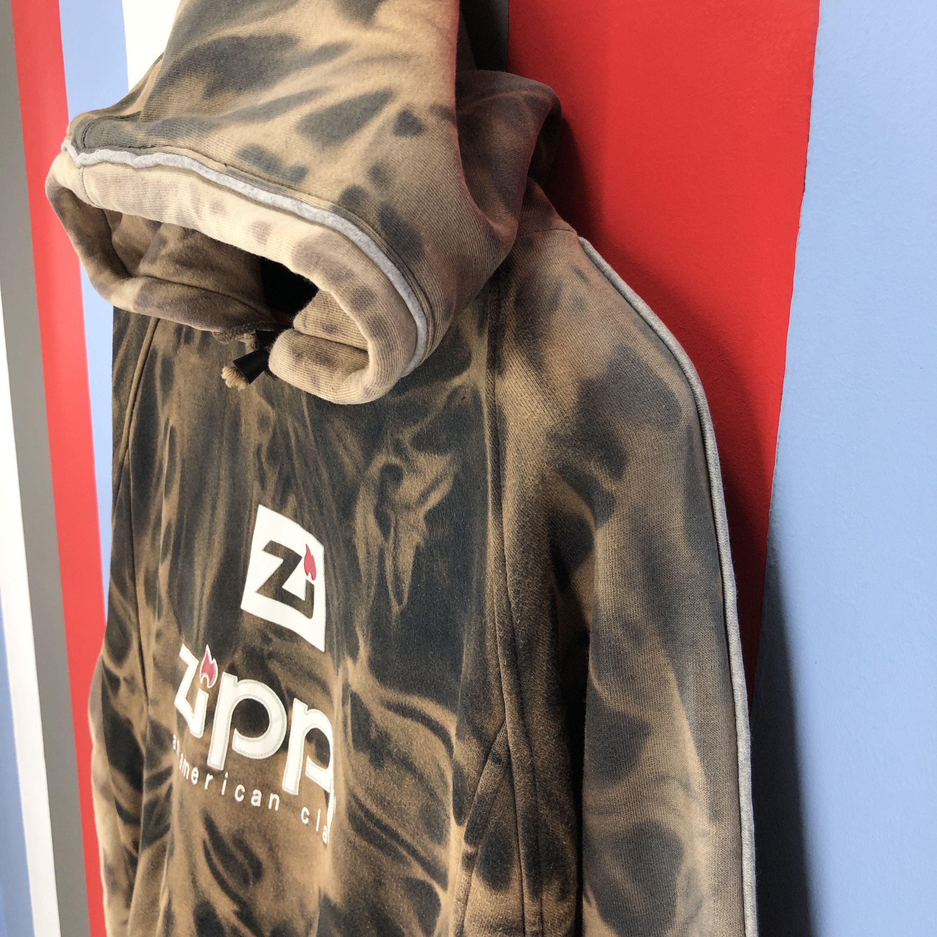 Zippo ZIPPO Acid Wash Hoodie Pullover #1471/AY Size US M / EU 48-50 / 2 - 6 Thumbnail
