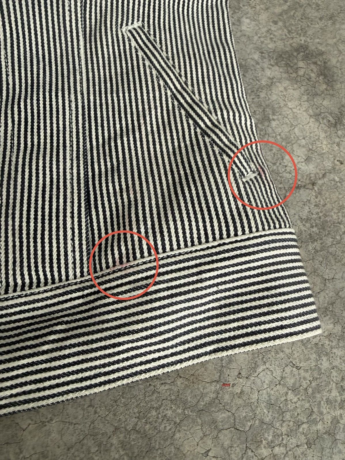 Lauren Ralph Lauren LRL Ralph Lauren Hickory Stripe Denim Jacket Size US S / EU 44-46 / 1 - 20 Thumbnail