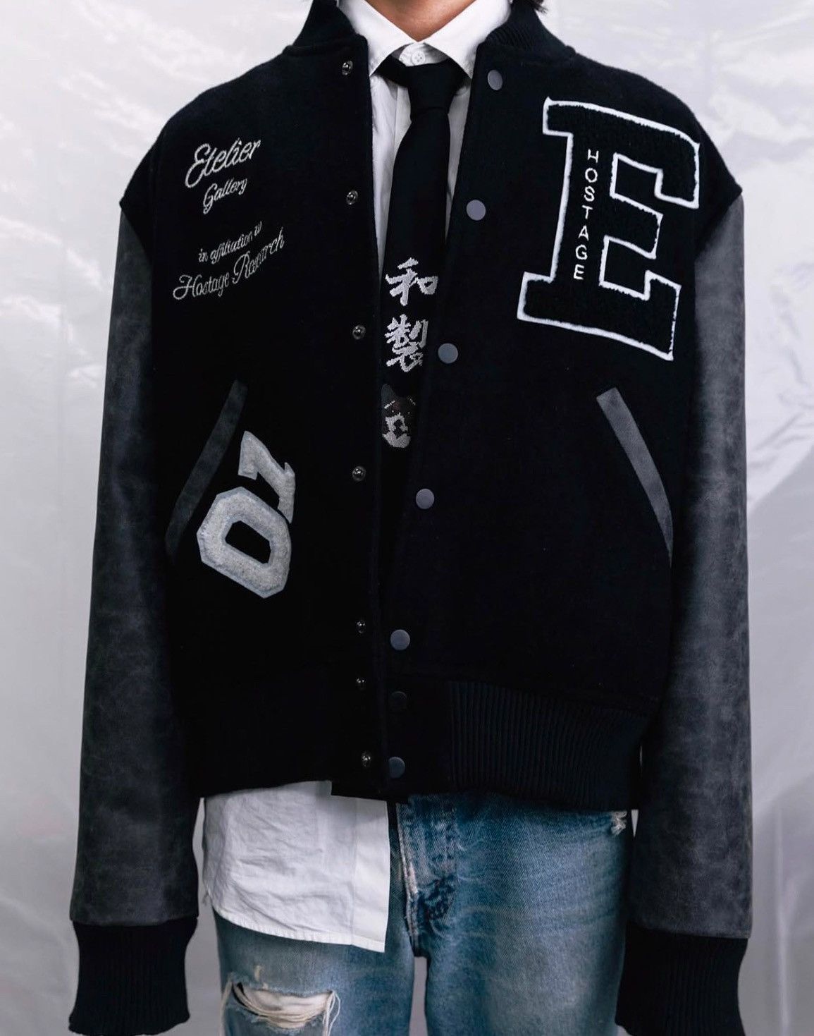 Etelier Gallery Etelier Gallery x Hostage Leather Varsity Size US XL / EU 56 / 4 - 4 Thumbnail