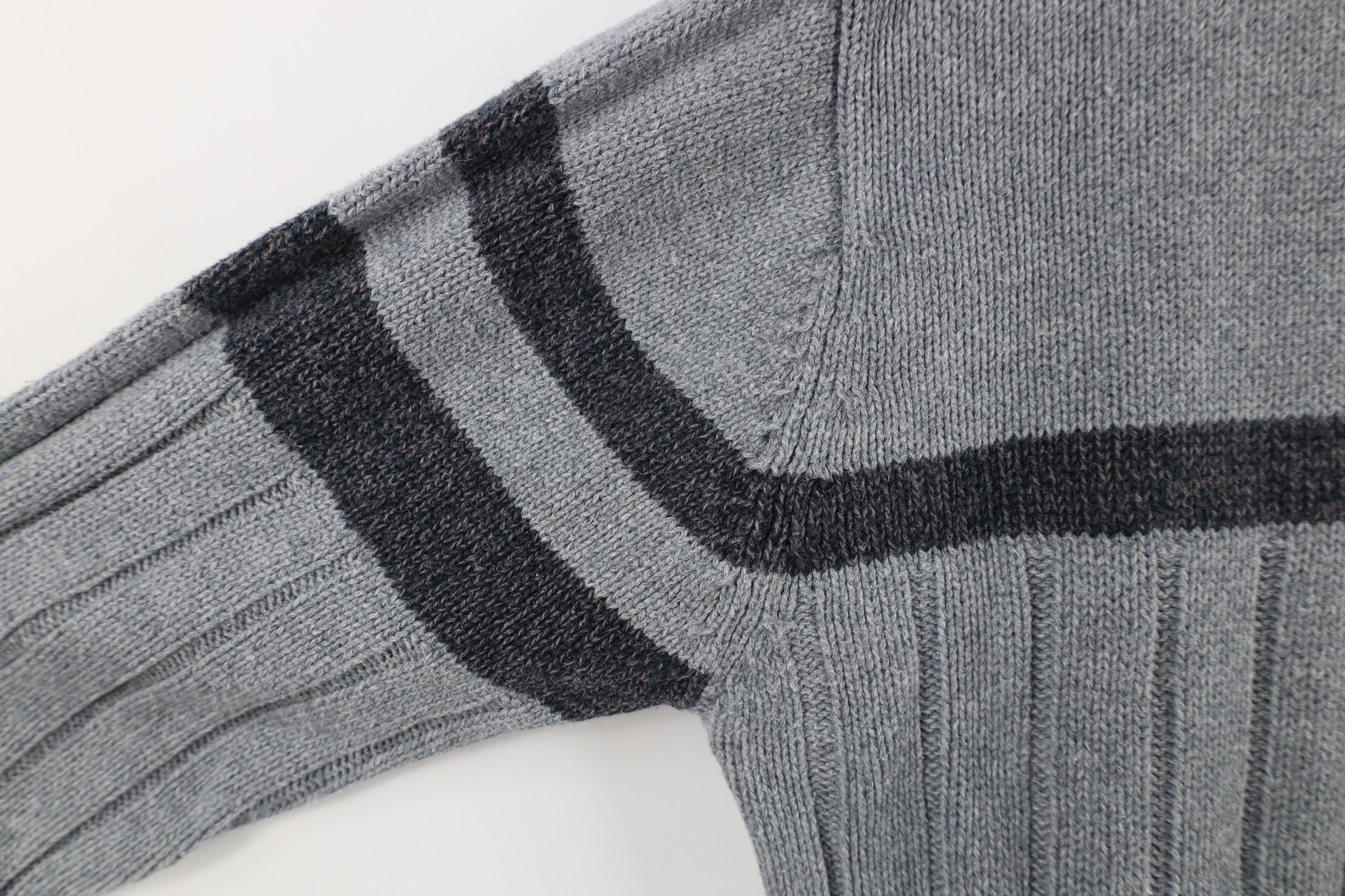Nautica × Vintage Vintage 90s Nautica Heavyweight Ribbed Mock Neck Sweater Size US M / EU 48-50 / 2 - 5 Thumbnail