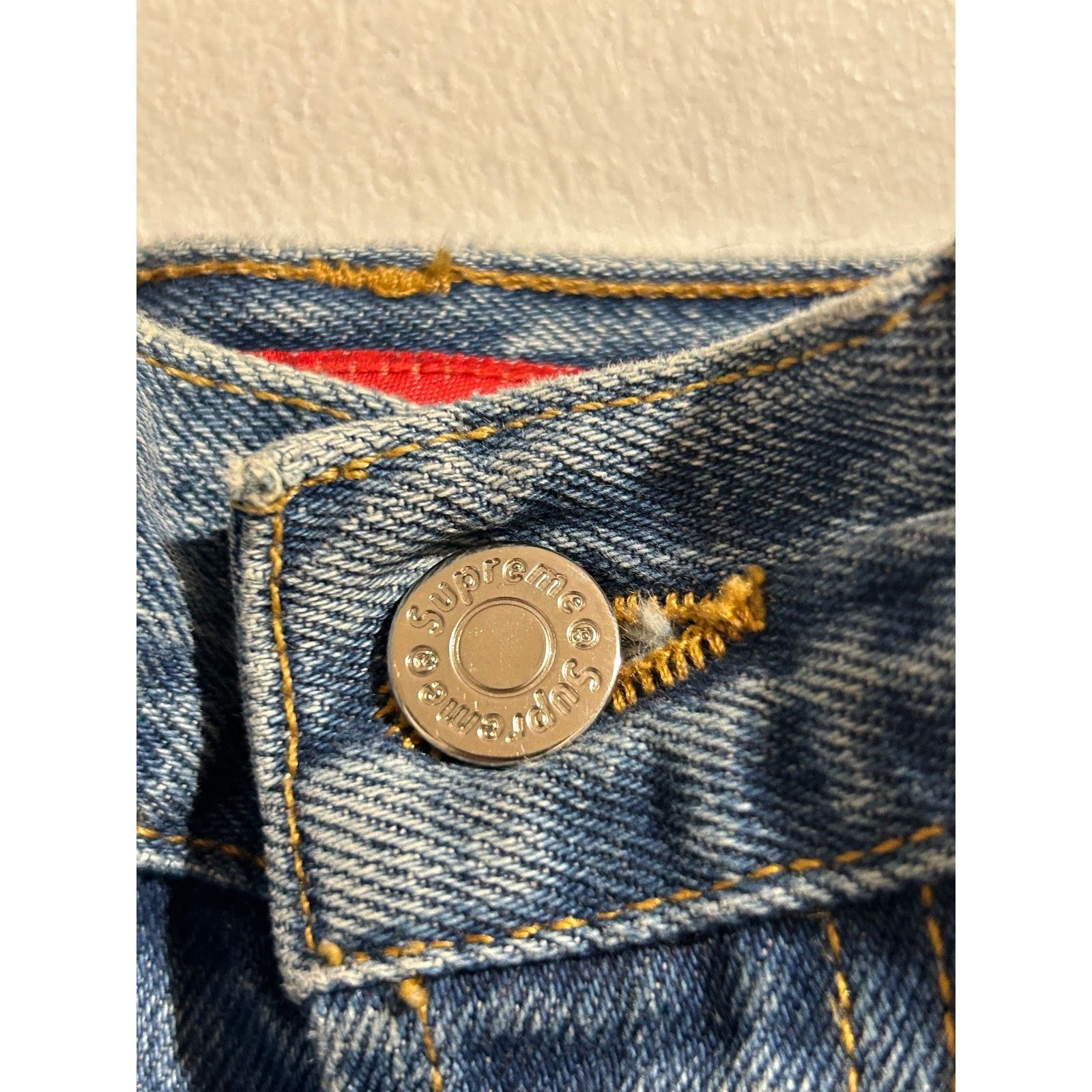Supreme SUPREME REGULAR WASH SLIM JEAN SIZE 34 PREOWNED Size US 34 / EU 50 - 3 Thumbnail