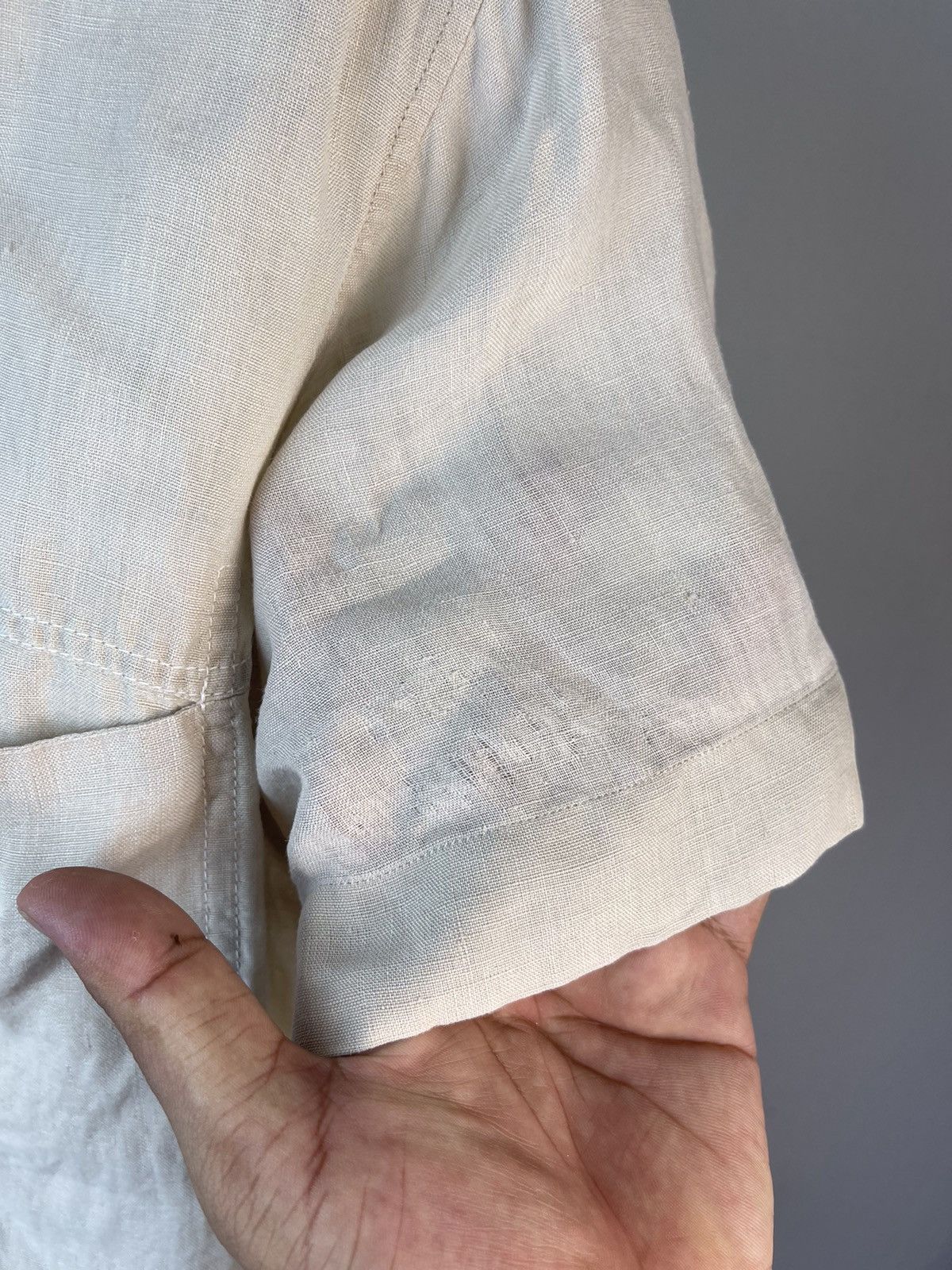 Hermes × Maison Margiela Hermes Martin Margiela Era Linen Shirt Size US L / EU 52-54 / 3 - 8 Thumbnail