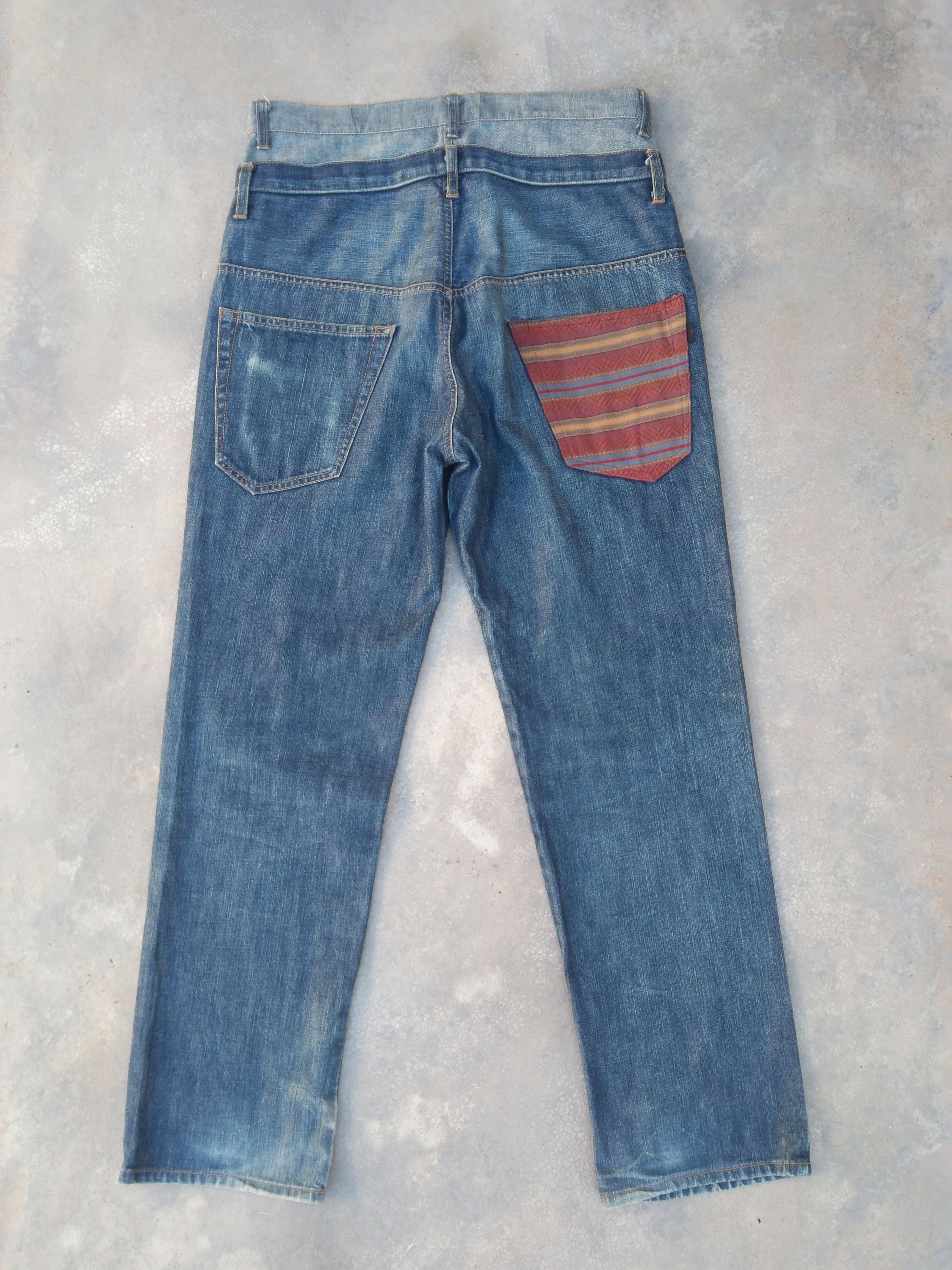 Crazy Vintage Baggy Y2K Faded Camo Cargo Pants 30x30