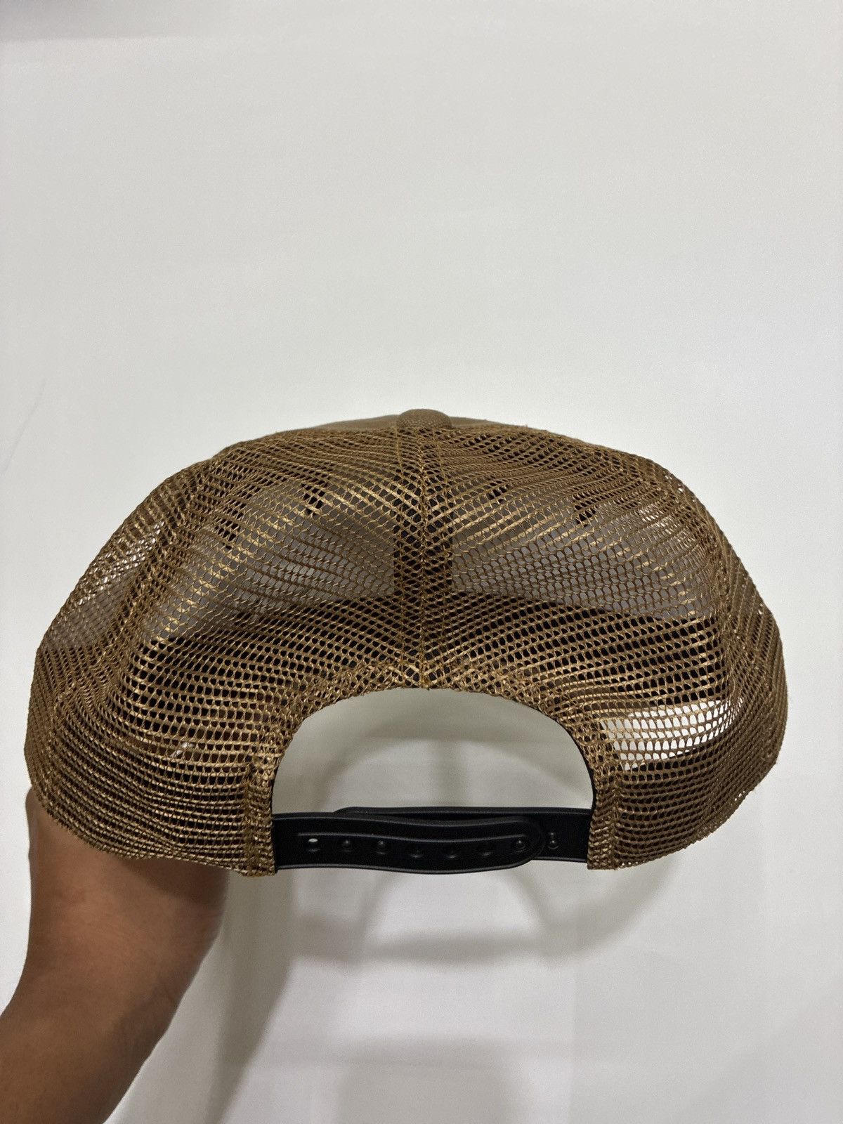 Palace x Neighborhood Mesh Trucker Tan Canvas