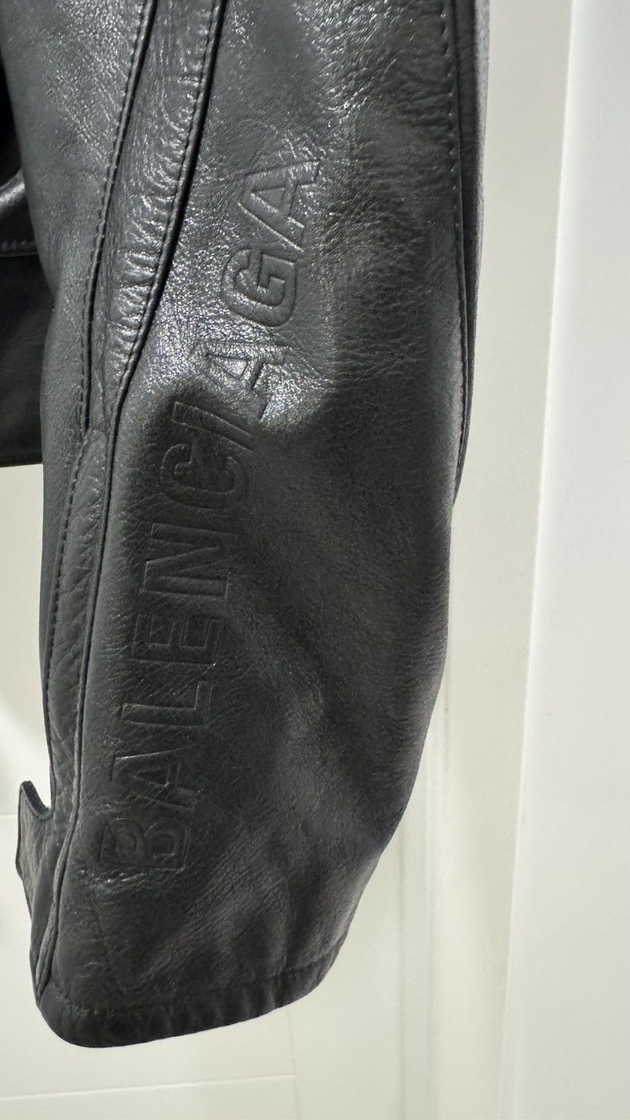 Balenciaga Balenciaga SS23 Mudshow Leather Biker Jacket Size US S / EU 44-46 / 1 - 11 Thumbnail
