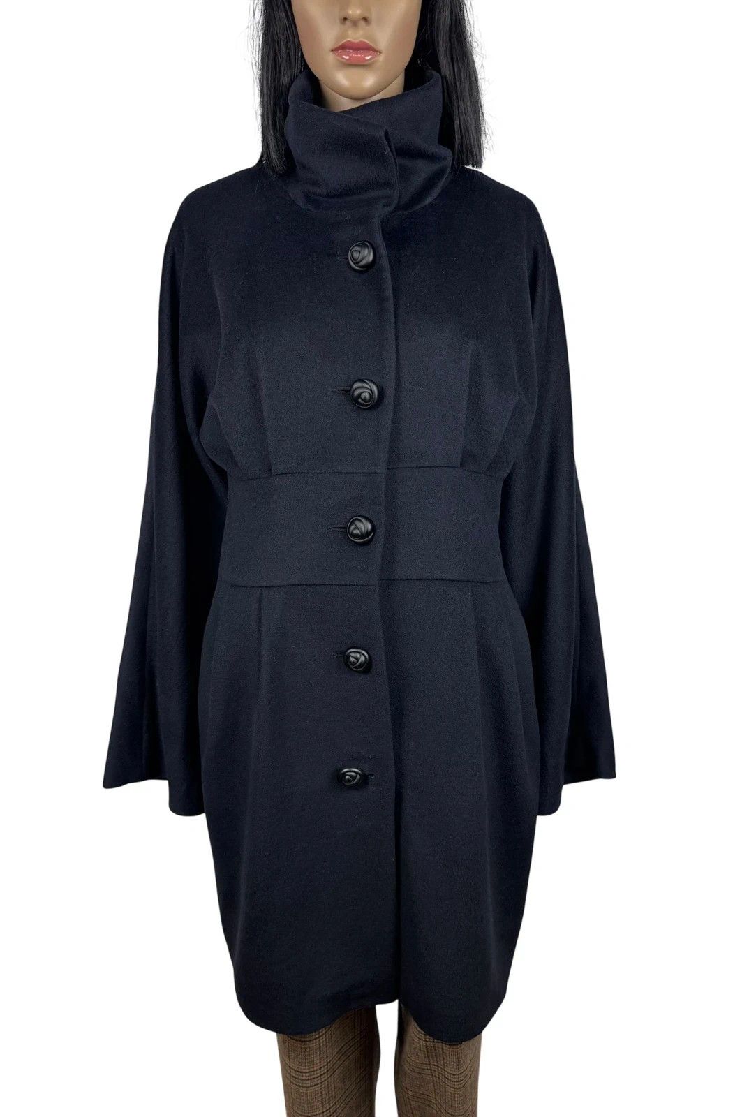 Other Delcorso Luxury Coat Wool Cashmere Mock Neck size 46 Size L / US 10 / IT 46 - 2 Thumbnail