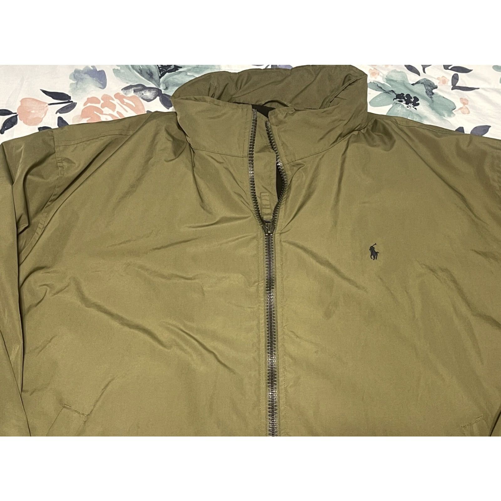 Polo Ralph Lauren Polo Ralph Lauren Jacket Zip Fleece Lined Insulated Logo 3XLT Khaki Green Big & Tall Mens Size US XXL / EU 58 / 5 - 4 Thumbnail