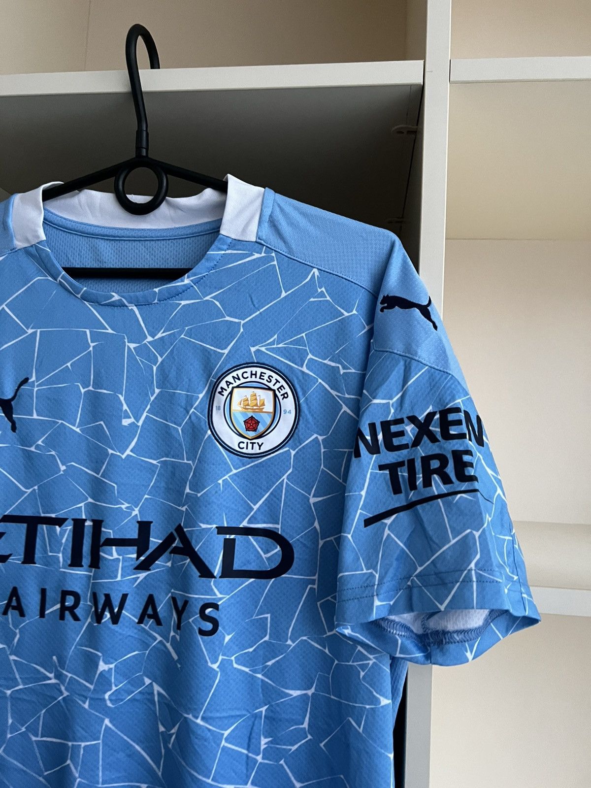 Puma Puma Manchester City Jersey Soccer Football Size US M / EU 48-50 / 2 - 3 Thumbnail