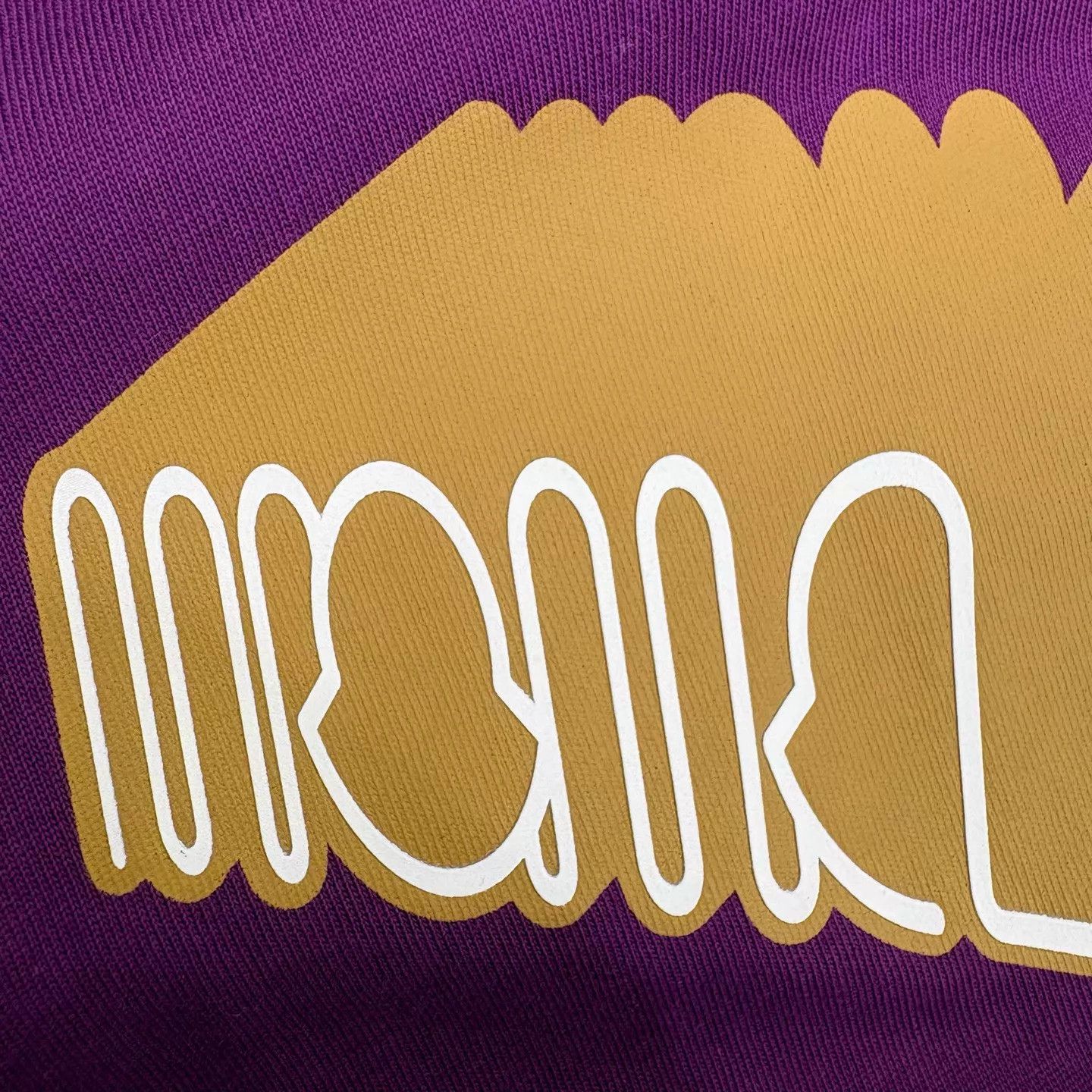 Moncler MONCLER Bell Purple Short-Sleeve Tee Size XL Size US XL / EU 56 / 4 - 8 Thumbnail