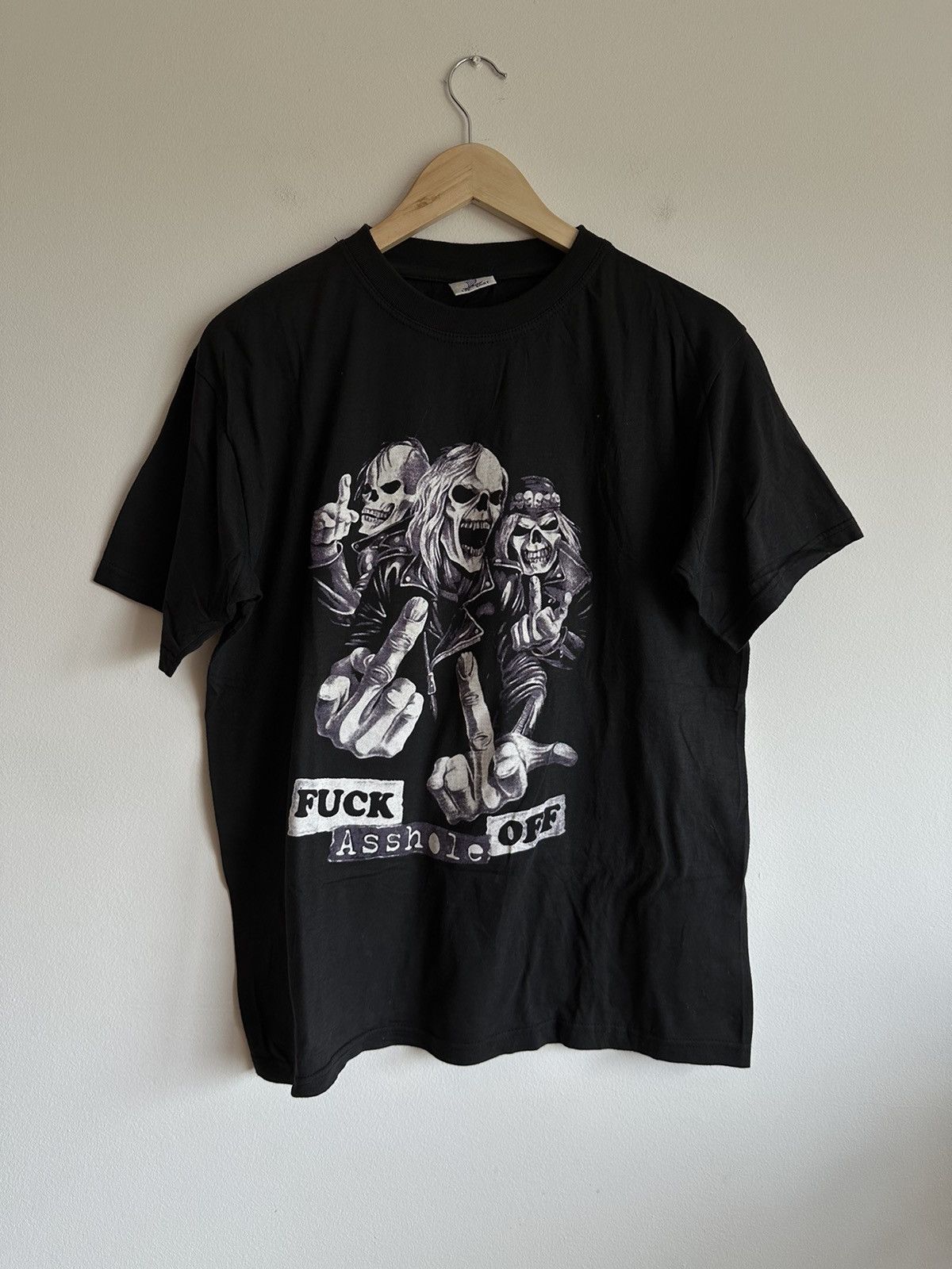 Other Fck off asshole skull Tee rare drip alternative Size US M / EU 48-50 / 2 - 1 Thumbnail