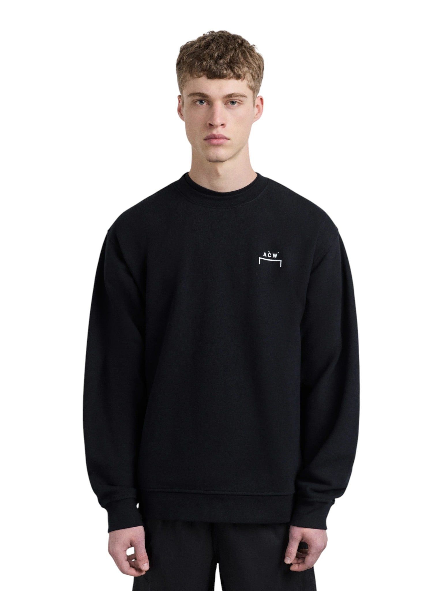 A-COLD-WALL* A-COLD-WALL Burcham Logo Crew Black Size US XL / EU 56 / 4 - 3 Thumbnail