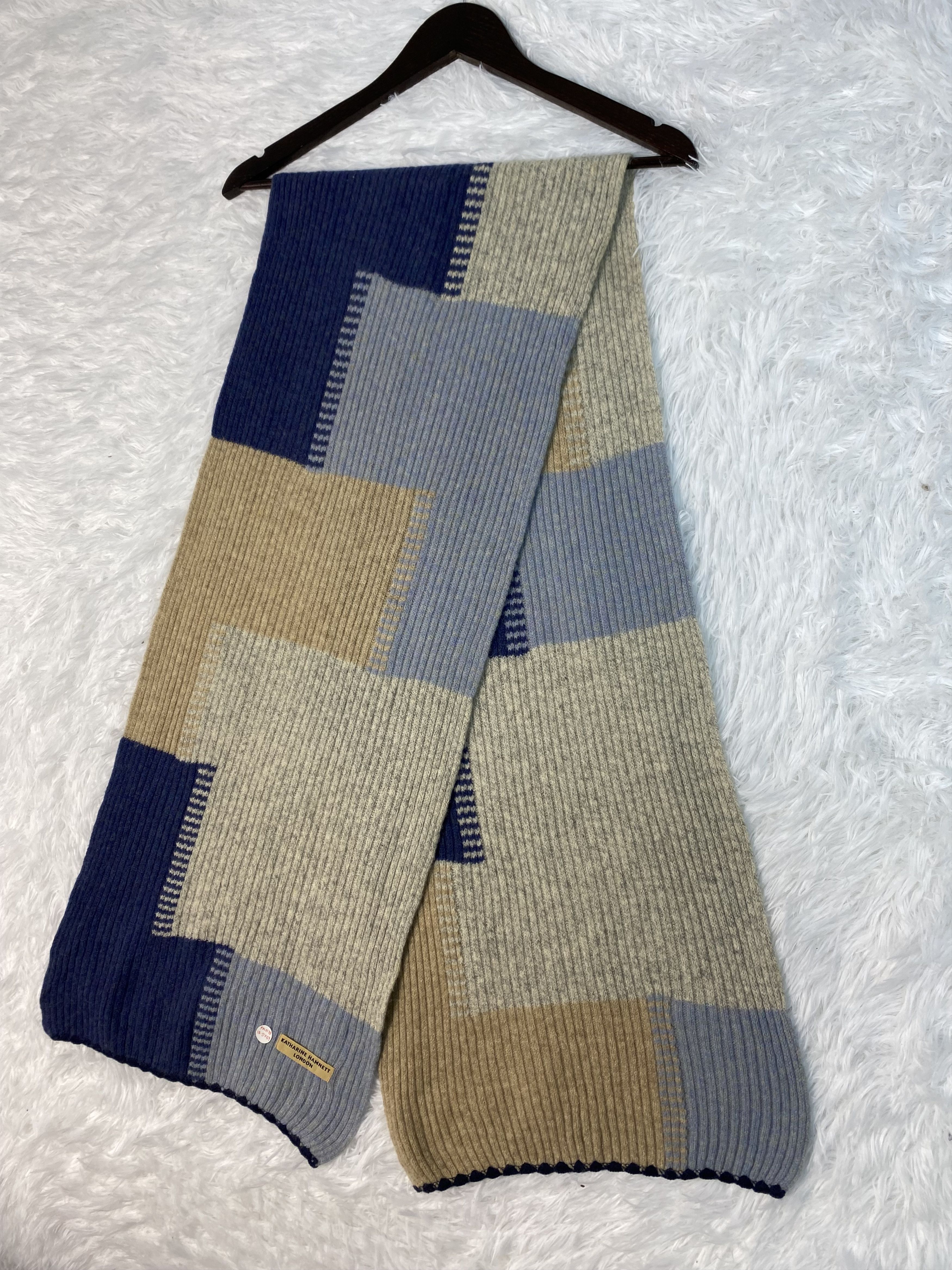 Katharine Hamnett London Vintage Katharine Hamnett Scarf / Muffler Neckwear PM0178 Size ONE SIZE - 3 Thumbnail