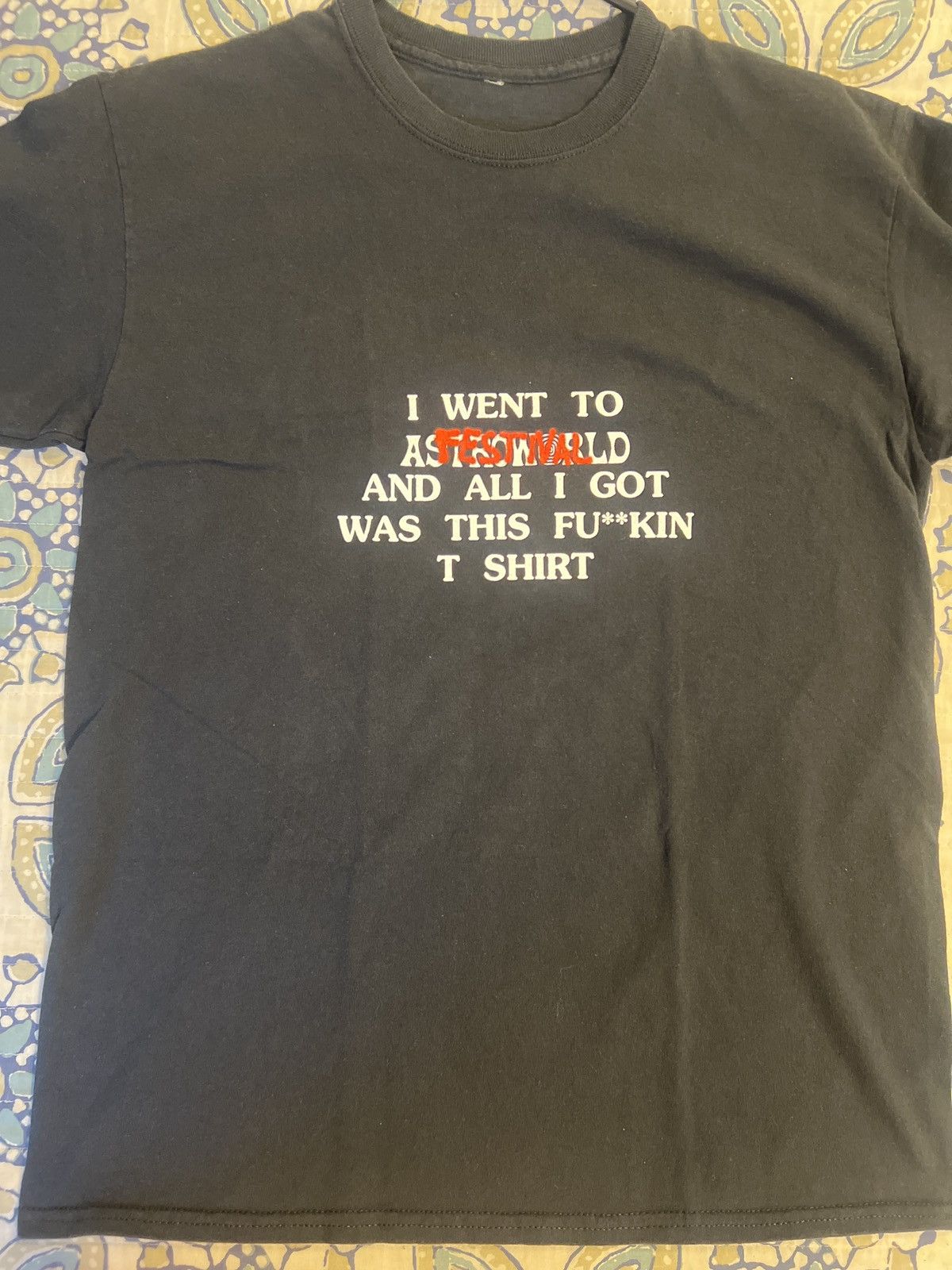 Travis Scott Travis Scott Astroworld tee size SM Size US S / EU 44-46 / 1 - 1 Thumbnail