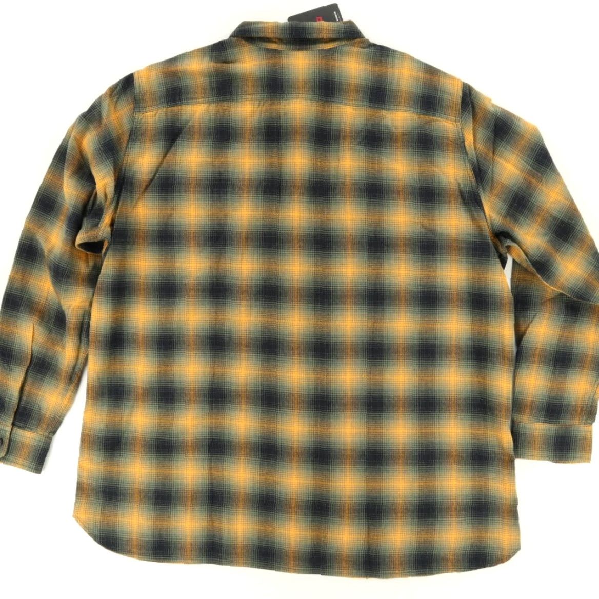 Vintage Levis The Worker Flannel Cotton Plaid Button Up Shirt Orange Men's 3XLT Size US XXL / EU 58 / 5 - 4 Thumbnail
