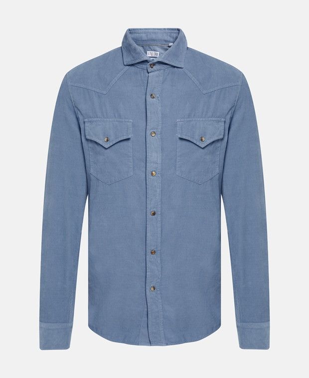 Brunello Cucinelli Long-sleeved shirt - casual fit Size US XXS / EU 40 - 1 Preview