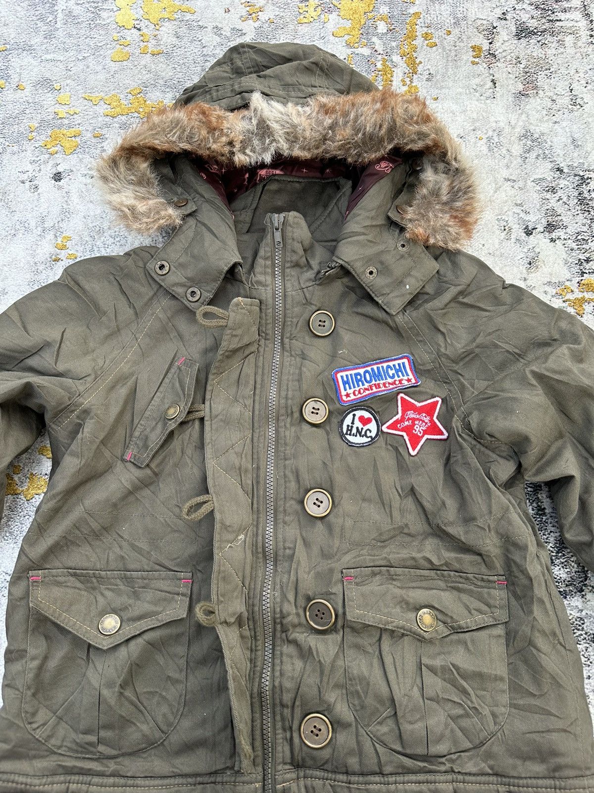 Hysteric Glamour WINTER SESSION IFSIX LGB STYLE HIROMICHI DOWN FUR JACKET Size US M / EU 48-50 / 2 - 5 Thumbnail
