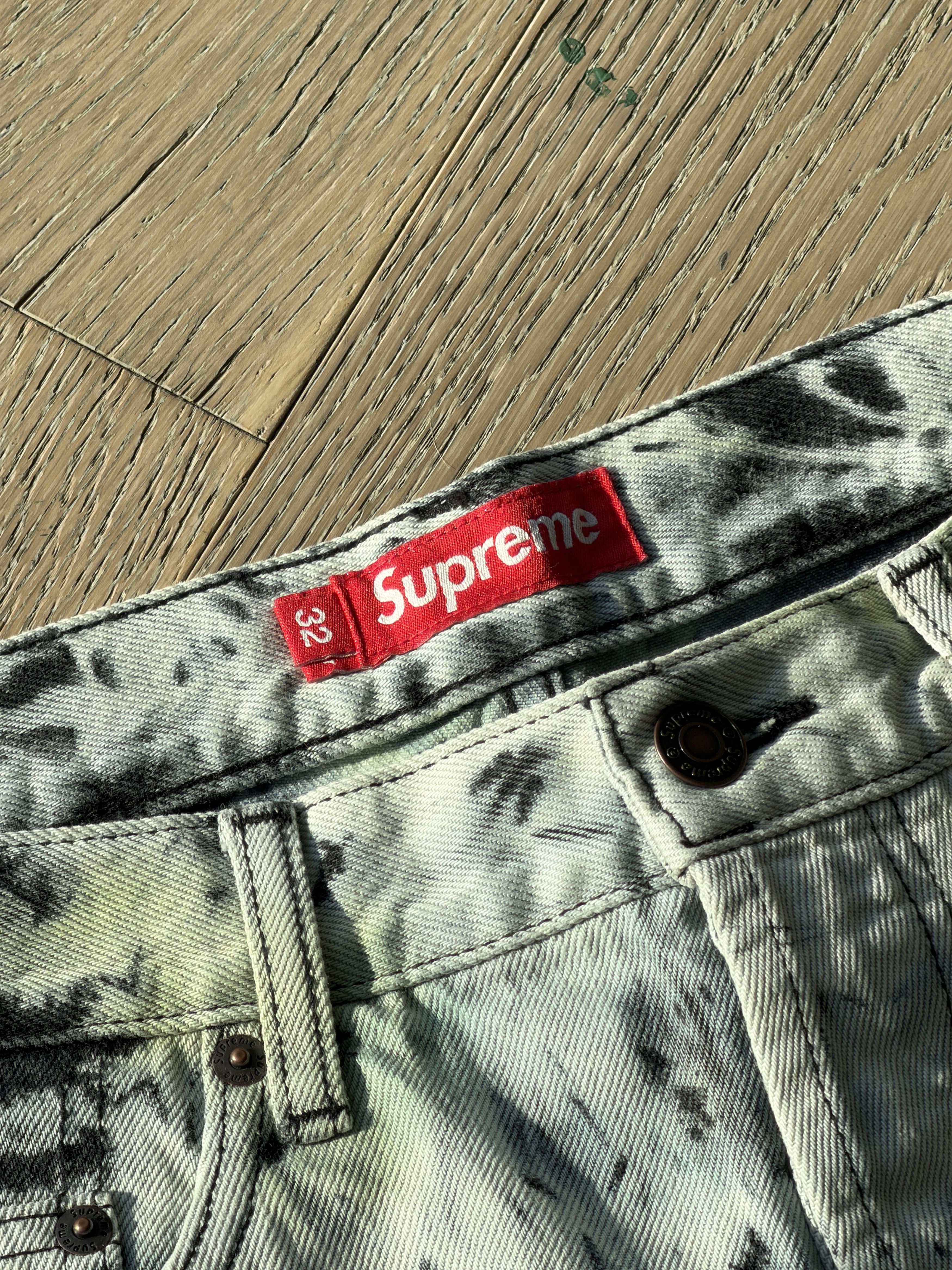 Supreme Supreme Tie Dye Regular Jeans Size US 32 / EU 48 - 3 Thumbnail