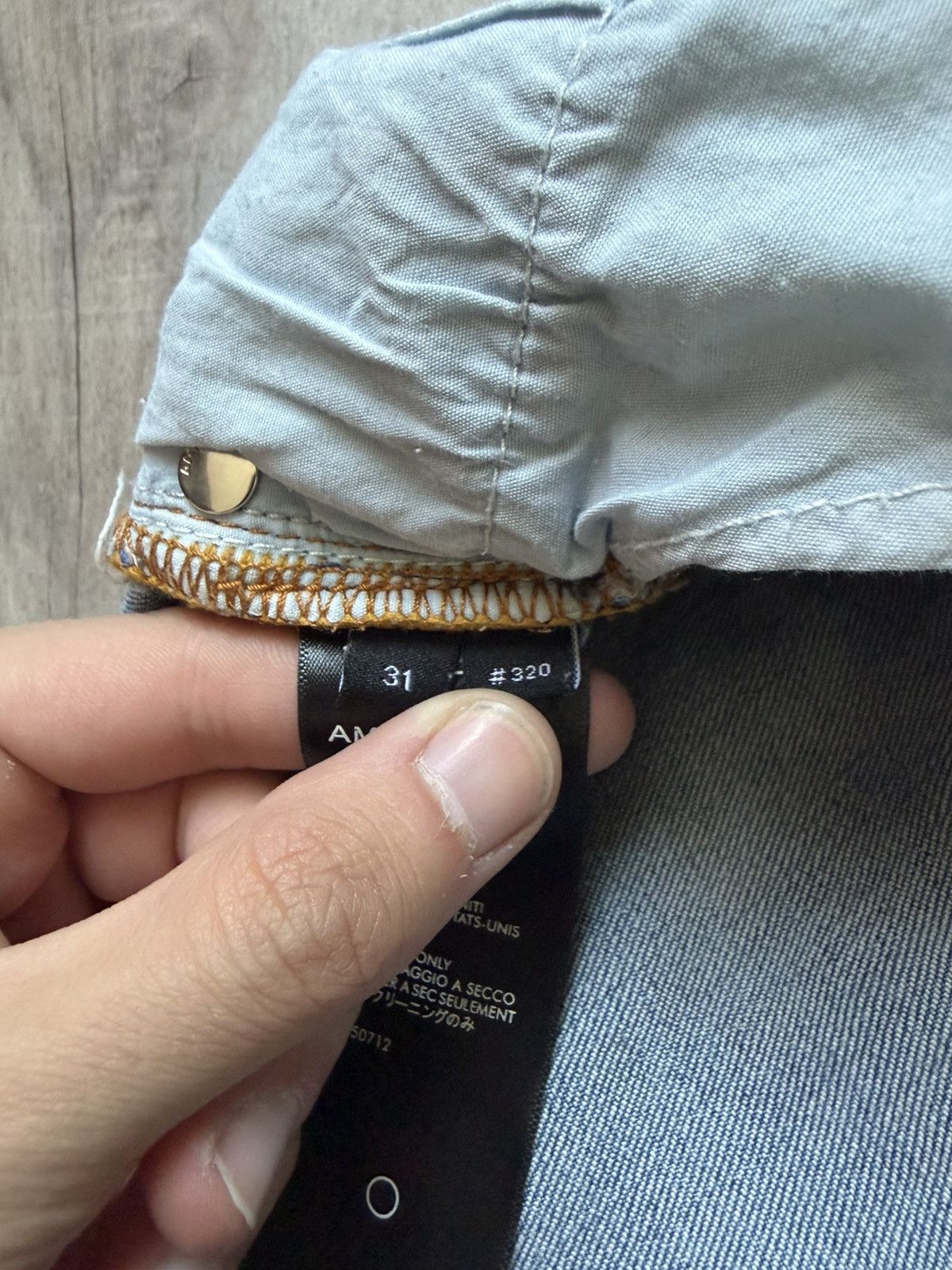 Amiri Amiri MX1 Black Patch Jeans Size US 31 - 5 Thumbnail