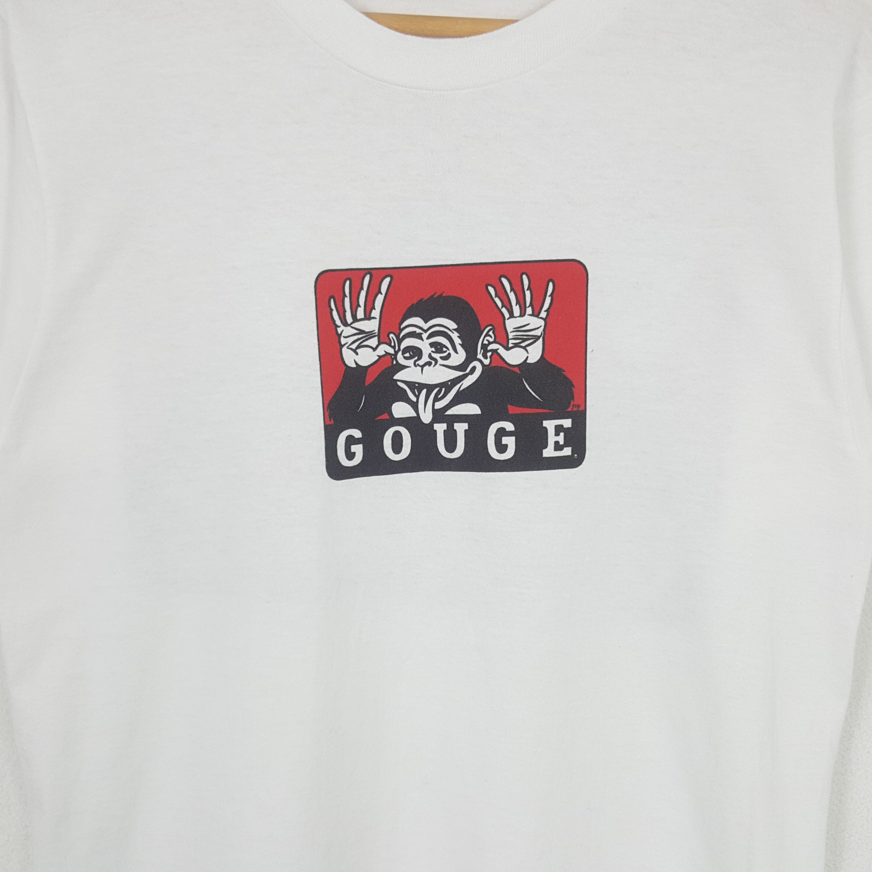 Vintage Vintage Gouge American Skate Style Tshirt RR3 Size US S / EU 44-46 / 1 - 4 Thumbnail