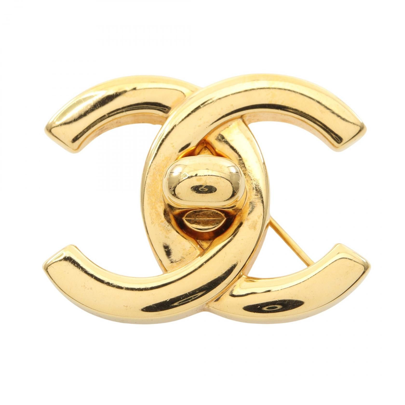 Chanel Chanel Chanel Coco Mark Brooch Metal Brooch DUTY FREE for USA Size ONE SIZE - 1 Thumbnail