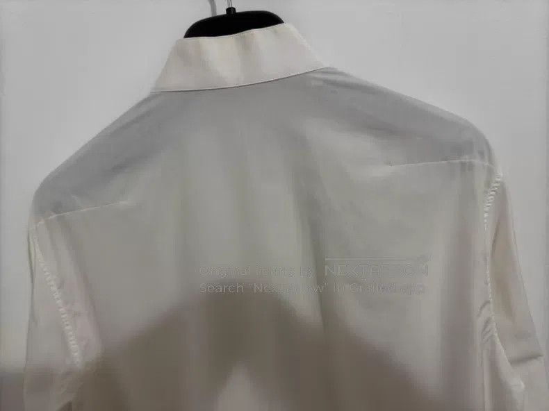 Dior Dior White Cotton Basic Stand Collar Shirt i Size XS / US 0-2 / IT 36-38 - 4 Thumbnail