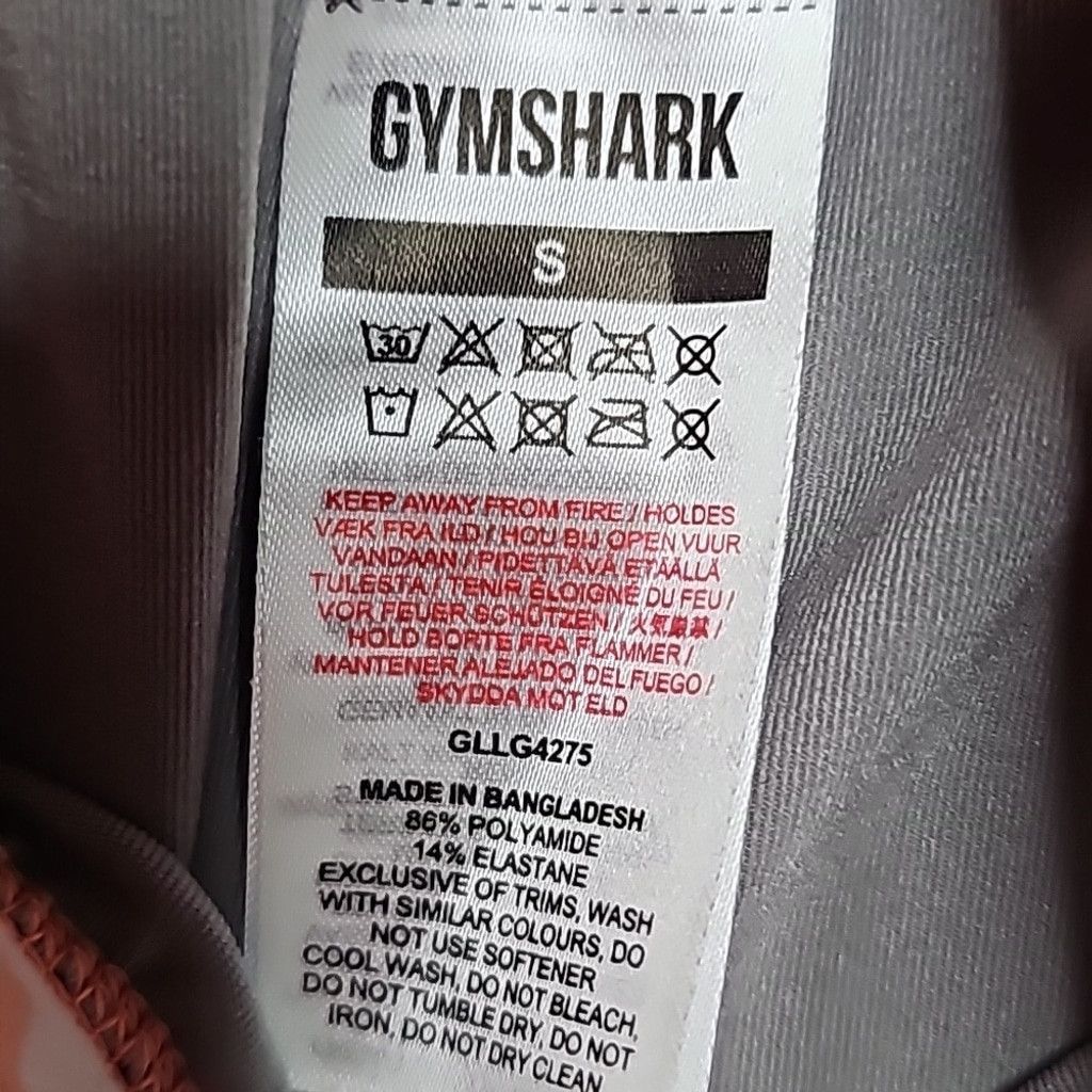 Gymshark Gymshark pink waist band seamless cropped workout leggings S Size 27" / US 4 / IT 40 - 6 Thumbnail