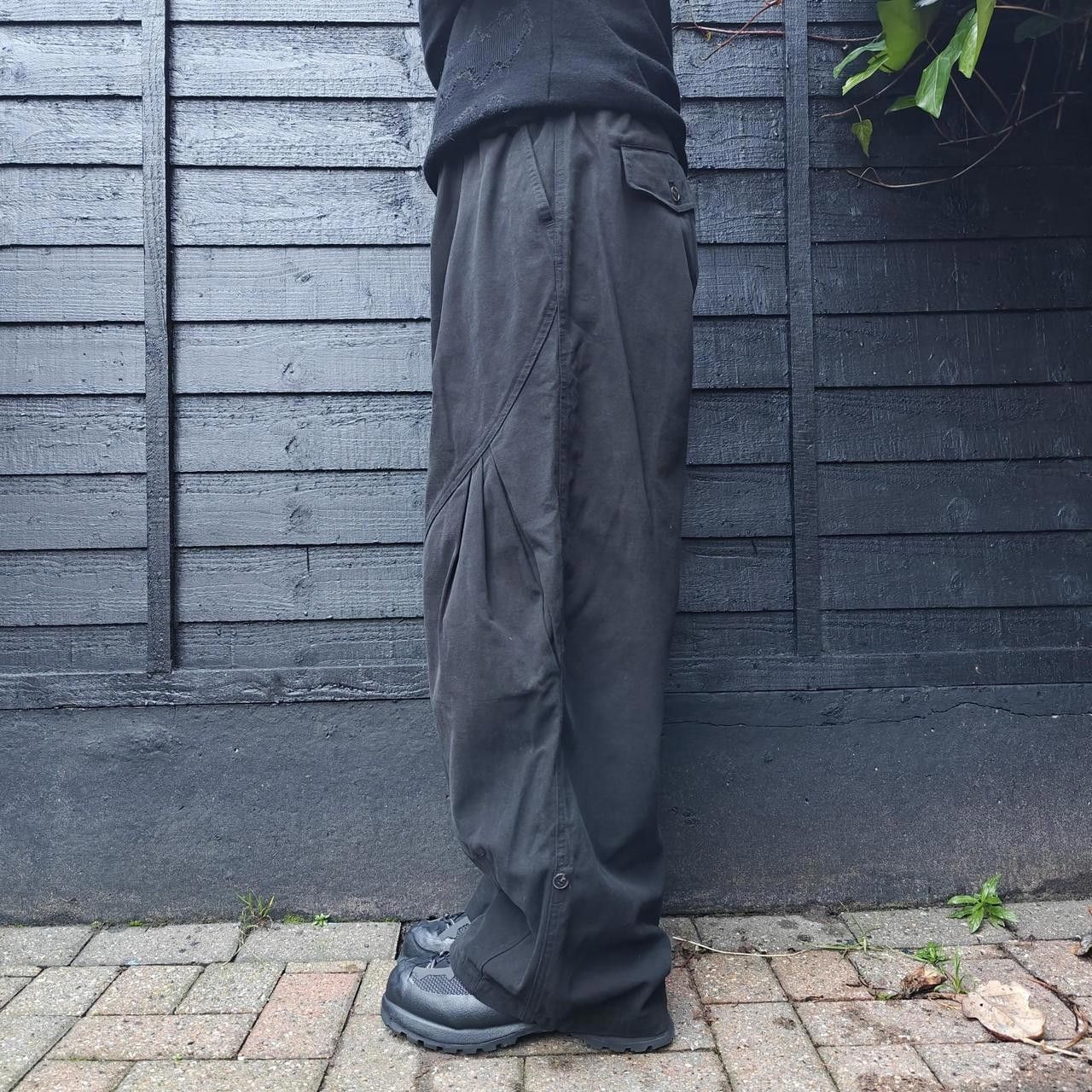Other Japanese Black Pleated Baggy Trousers Size US 32 / EU 48 - 3 Thumbnail
