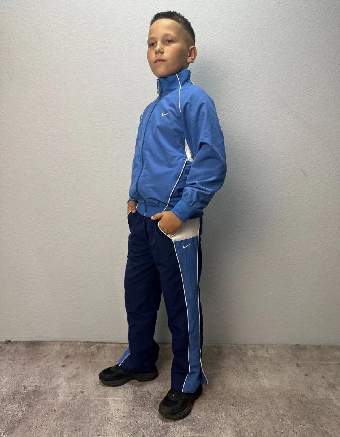 Nike Vintage Nike Track Suits kids Nylon Y2K 90s Size 10 years Size US XXS / EU 40 - 6 Thumbnail