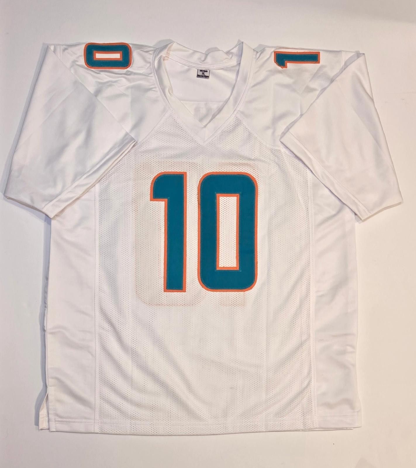 Other Tyreek Hill Dolphins Signed Custom Football Jersey coa (XL) Size ONE SIZE - 3 Thumbnail