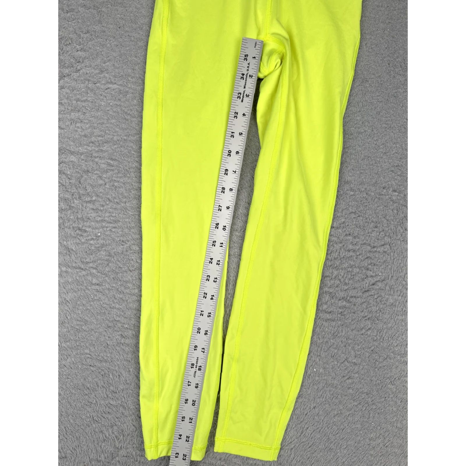 Lululemon Lululemon Wunder Under Leggings Womens 0 High-Rise Tight 25" Yellow W5EKJS Size 25" / US 0 / IT 36 - 5 Thumbnail