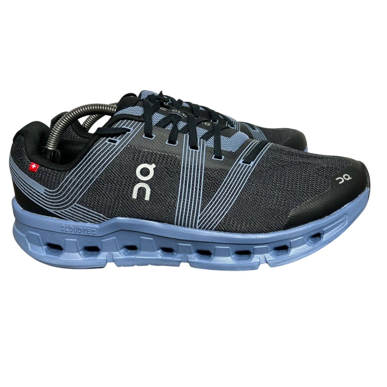 On Cloudgo Men's Running Shoes Black/Shale Blue - NWOB