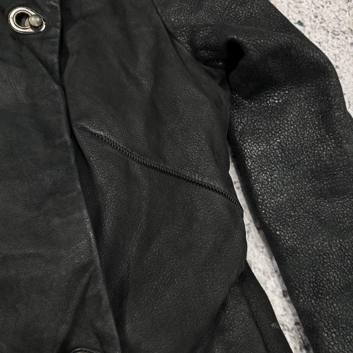 Isaac Sellam Experience Isaac Sellam Experience Lambskin Leather Down Puffer Jacket Size XS / US 0-2 / IT 36-38 - 12 Thumbnail
