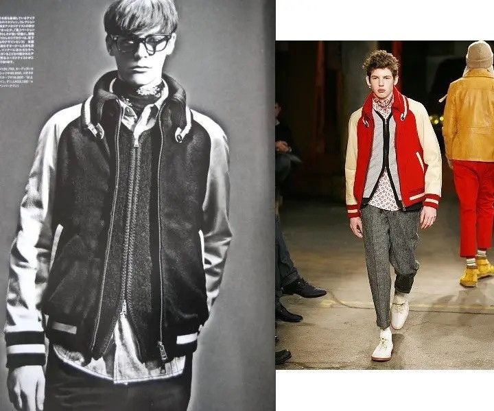 Number (N)ine Number(N)ine My Own Private Portland" Varsity Jacket Size US S / EU 44-46 / 1 - 21 Thumbnail