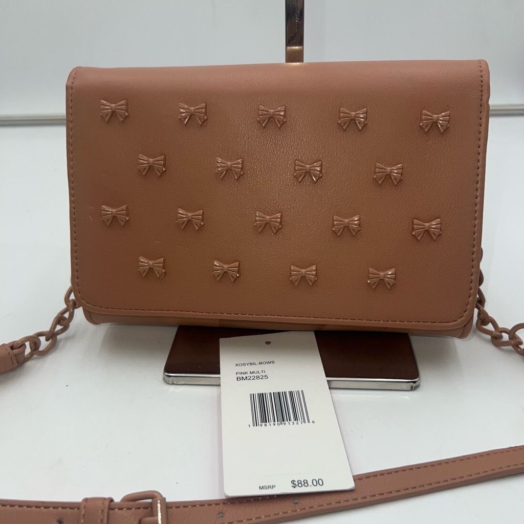 Betsey Johnson Betsey Johnson Tone on Tone Deep Pink Bows Crossbody Size ONE SIZE - 1 Thumbnail