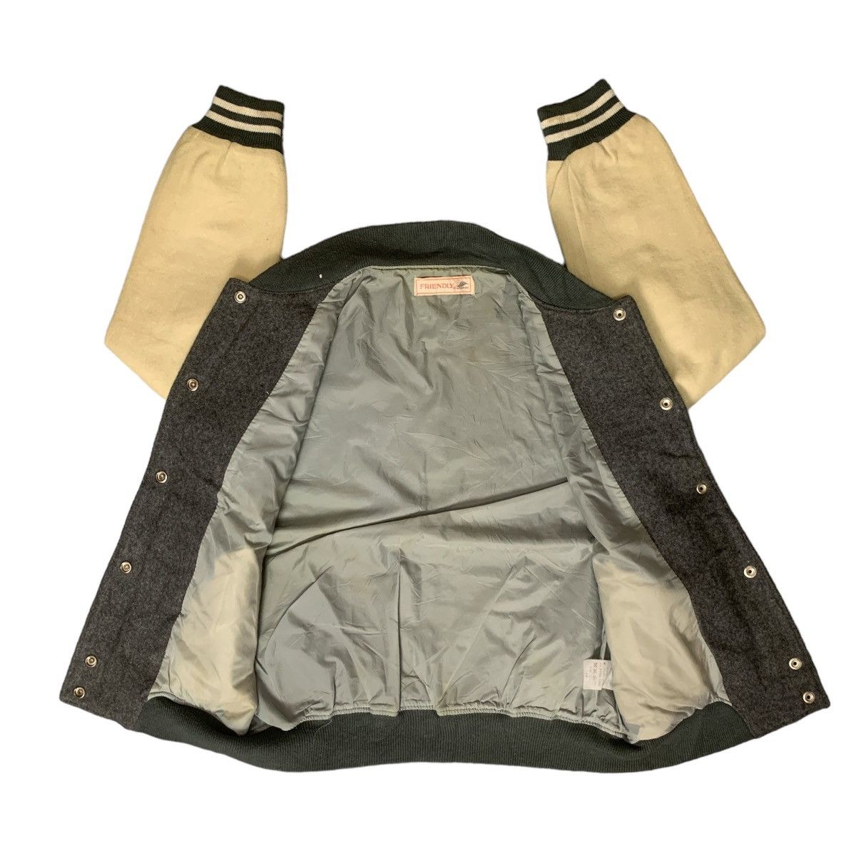 Vintage Rare Design Vintage Friendly Sportswear Varsity Jackets Size L / US 10 / IT 46 - 3 Thumbnail