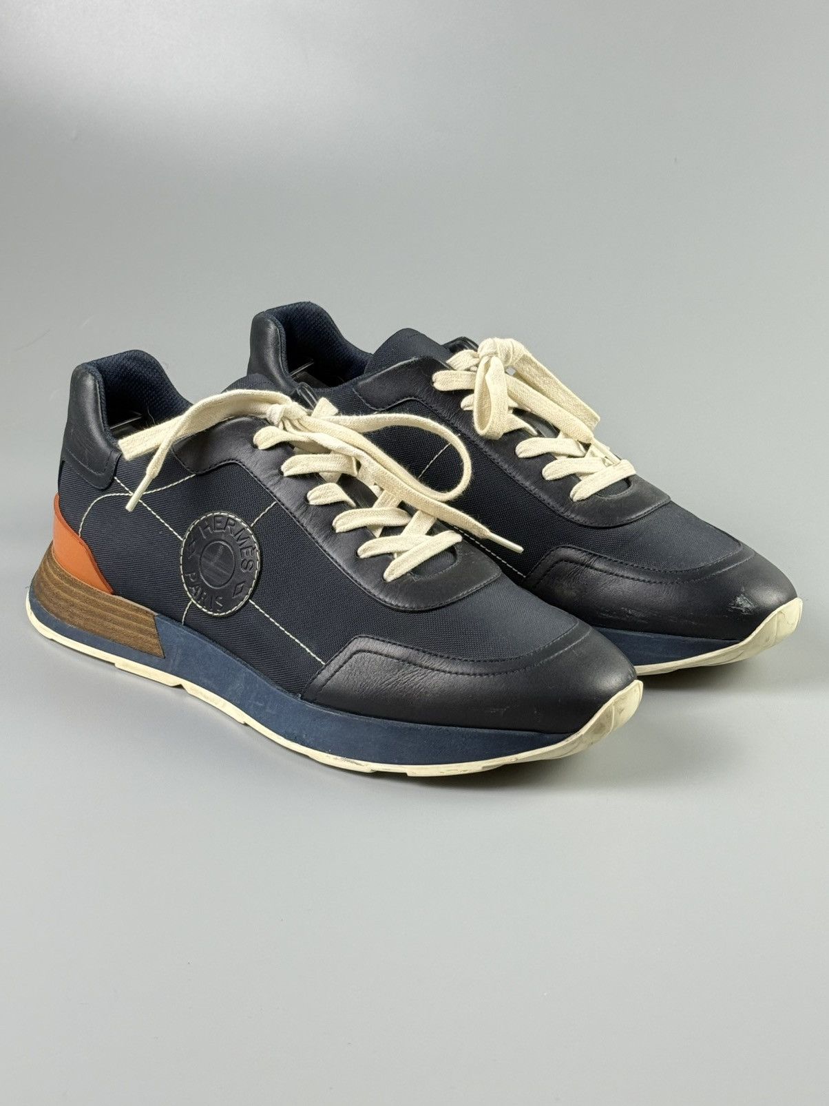 Hermes Hermes Navy Drive Low Sneakers | Grailed display picture 2
