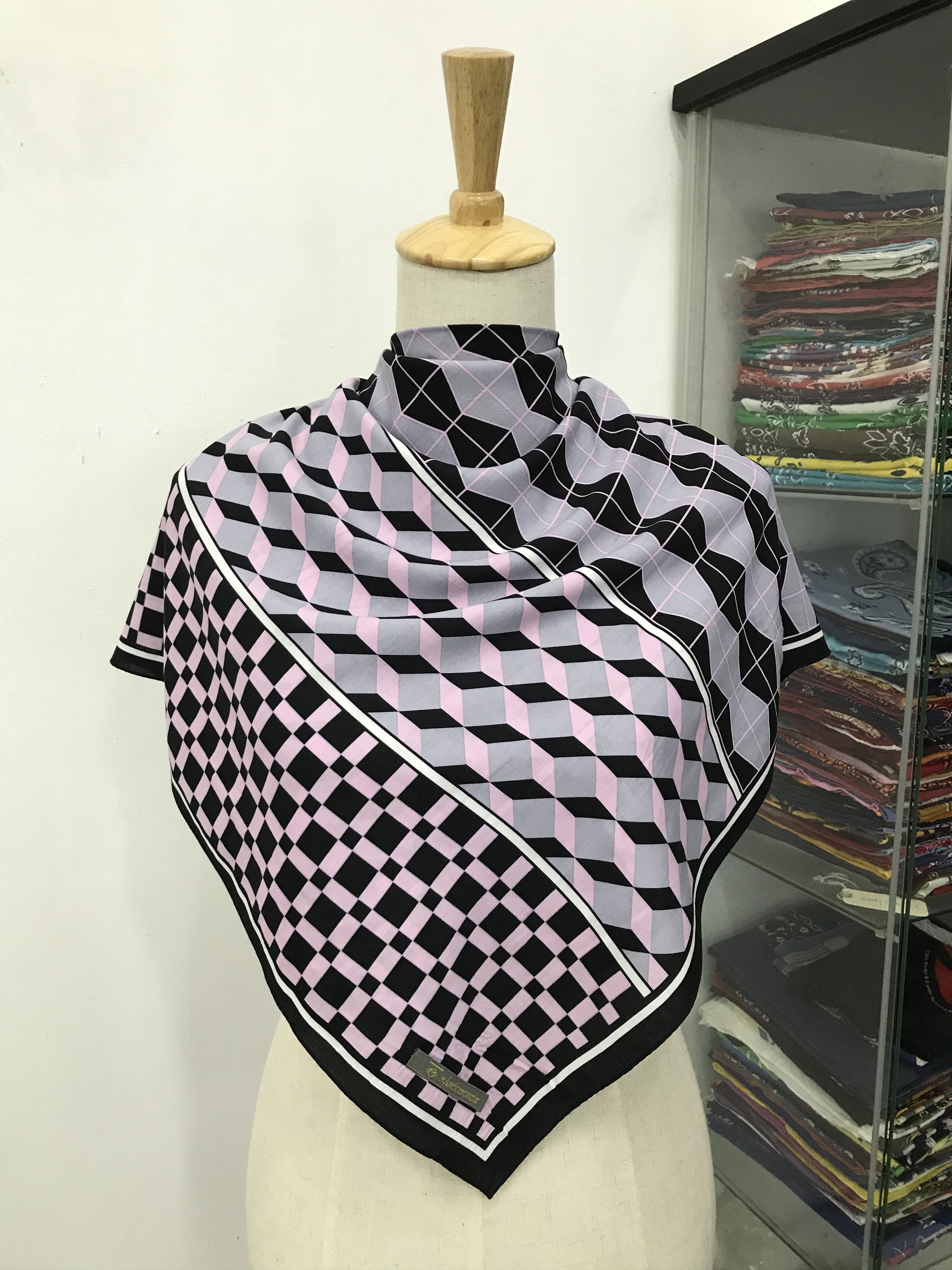 Vintage Marcomonde Silk Scarf