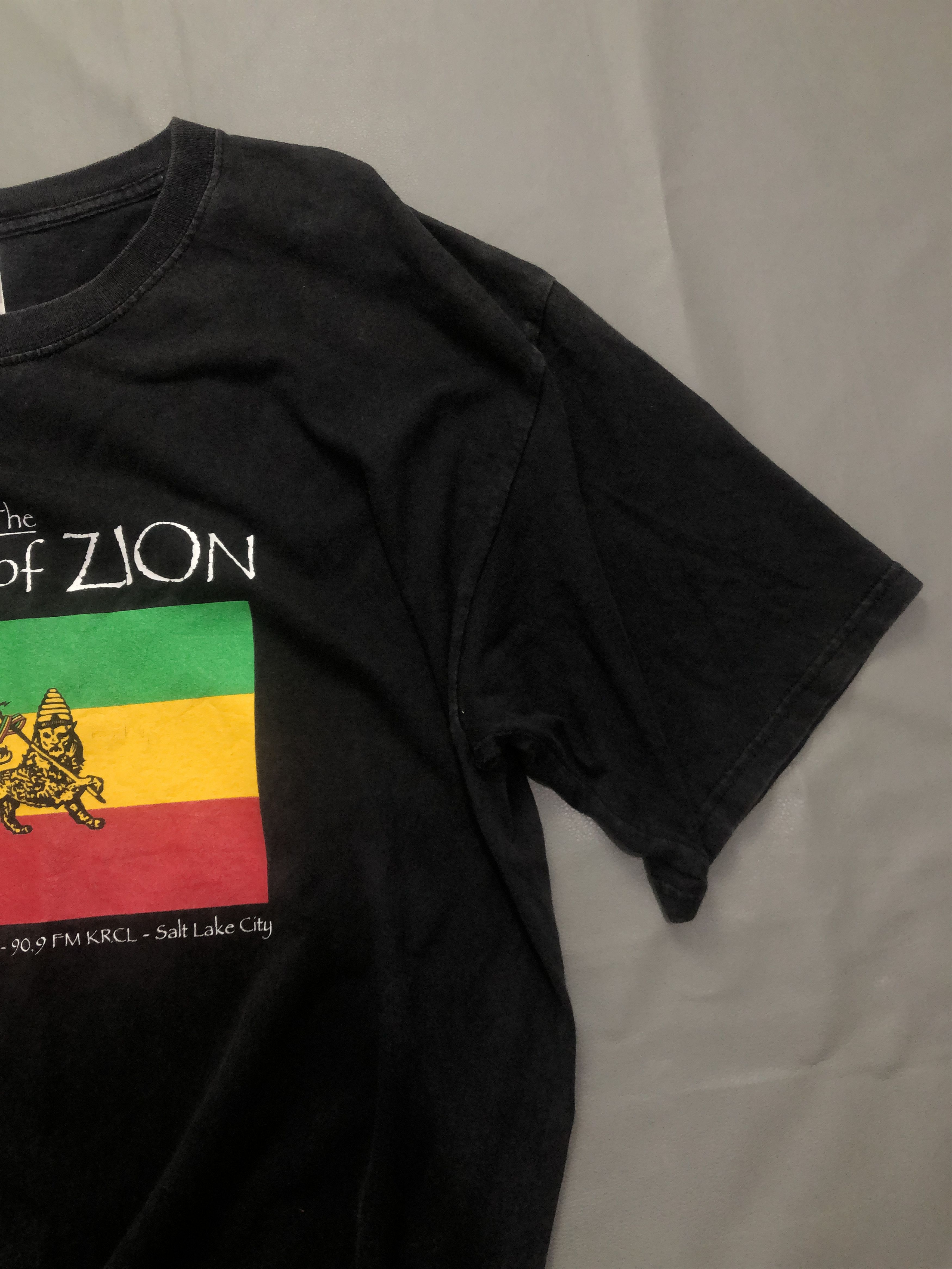 Band Tees Vintage 00s Sun Faded The Lion Of Zion Tshirt Tee Size US XL / EU 56 / 4 - 2 Thumbnail