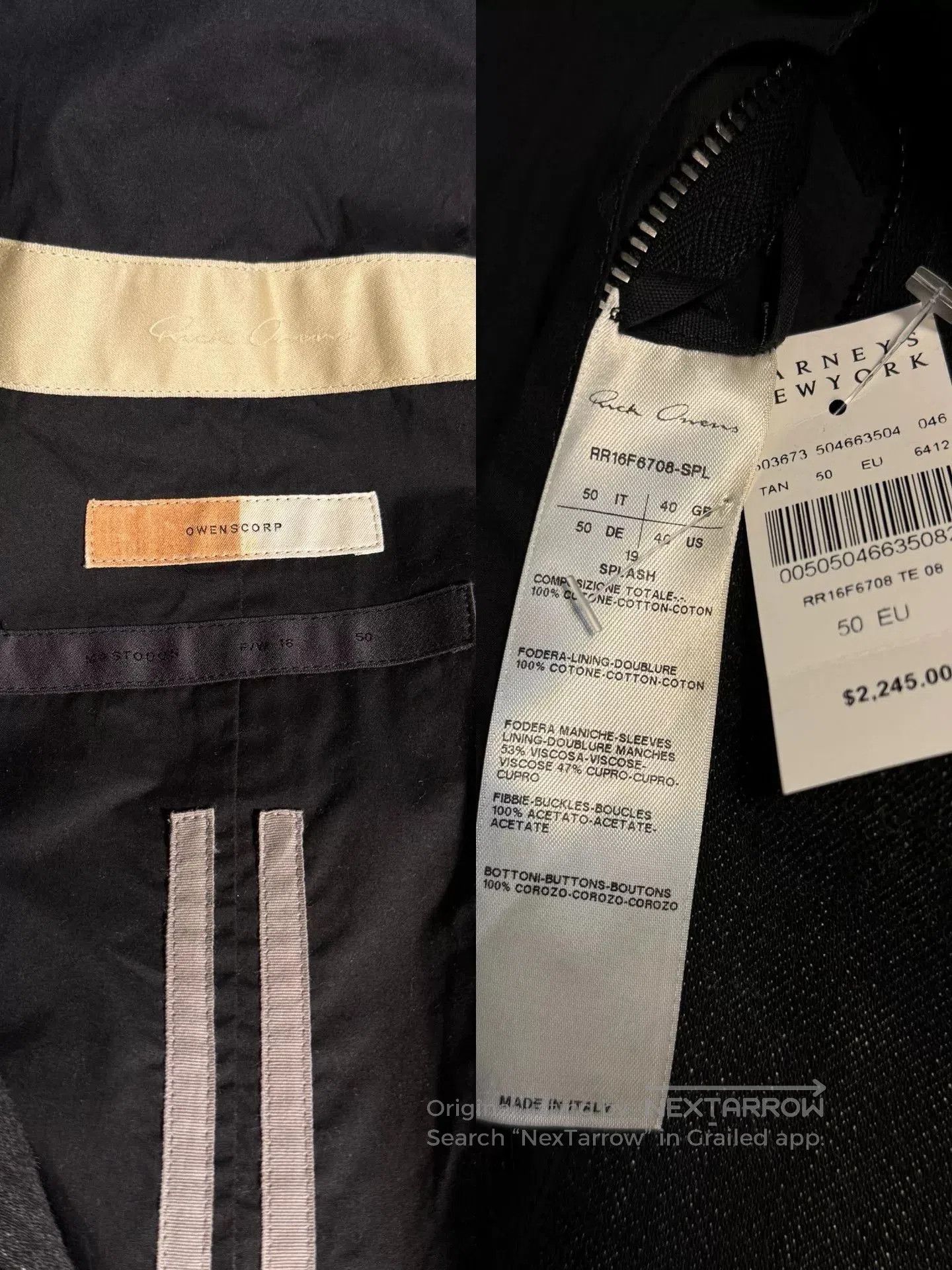 Rick Owens rick owens black paint splash trench coat. Size US XL / EU 56 / 4 - 8 Thumbnail