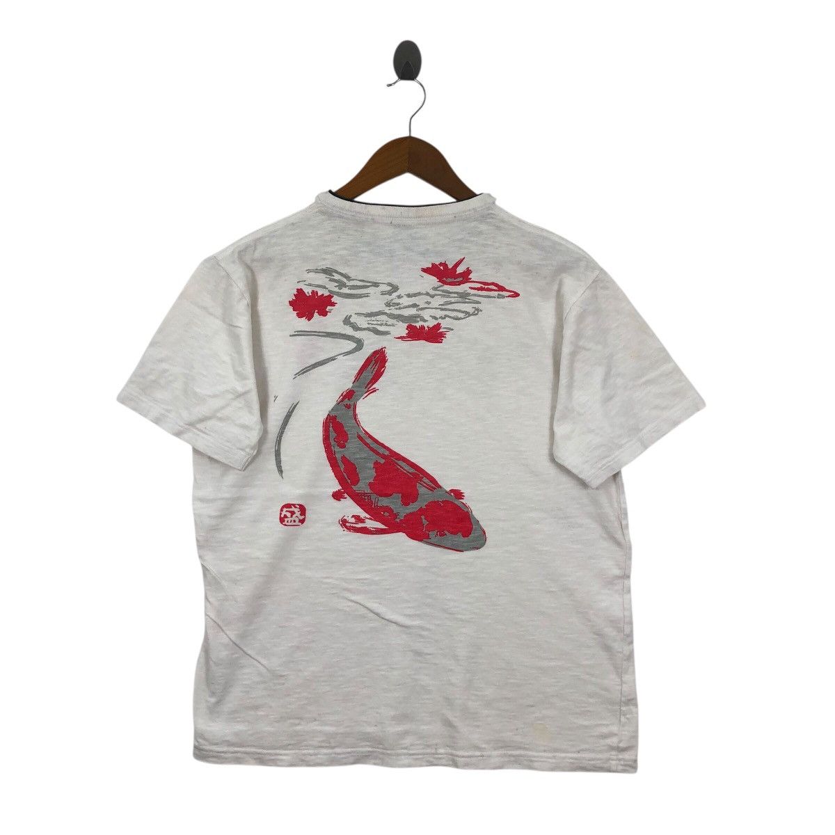 Japanese Brand SUKAJAN Souvenir Koi Fish T-Shirt Hang Glider Japanese Size US M / EU 48-50 / 2 - 1 Thumbnail