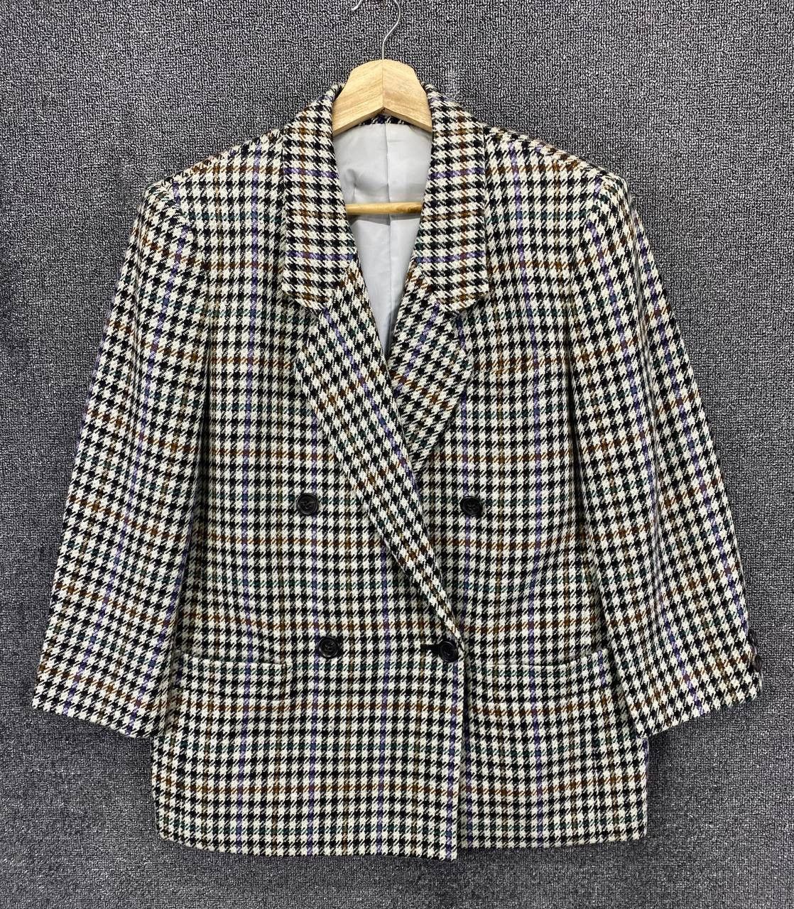 Vintage Burberry Rare Wool Blazer Coat Jacket