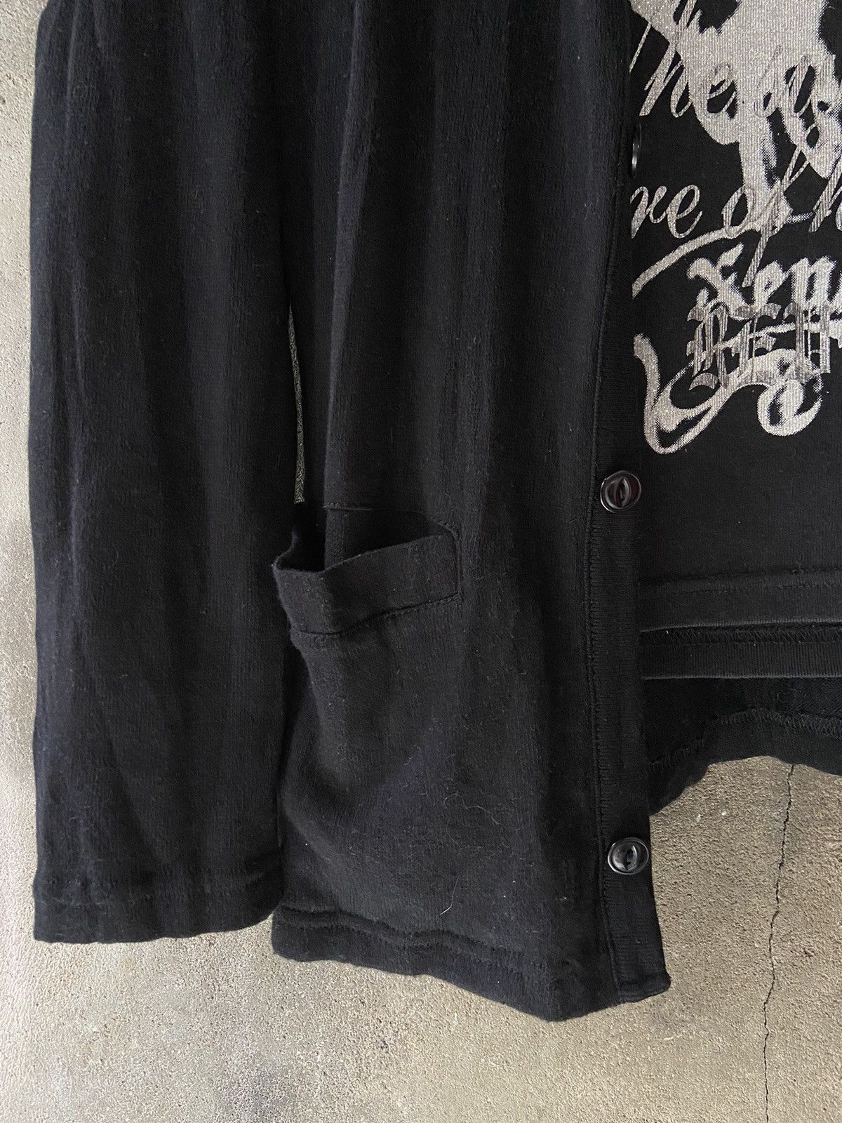 In The Attic IN THE ATTIC KNIT 2 IN 1 EMBARES SKULL TEE Size US M / EU 48-50 / 2 - 5 Thumbnail