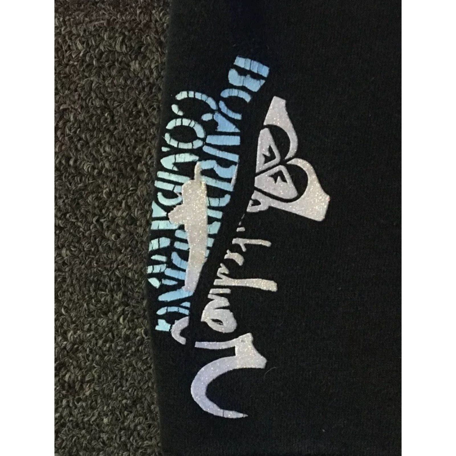 Quiksilver VINTAGE Roxy Faded Hoodie S Surf Skate Grunge Billabong OP Gotcha Rusty 90s Y2K TC Size S / US 4 / IT 40 - 6 Thumbnail