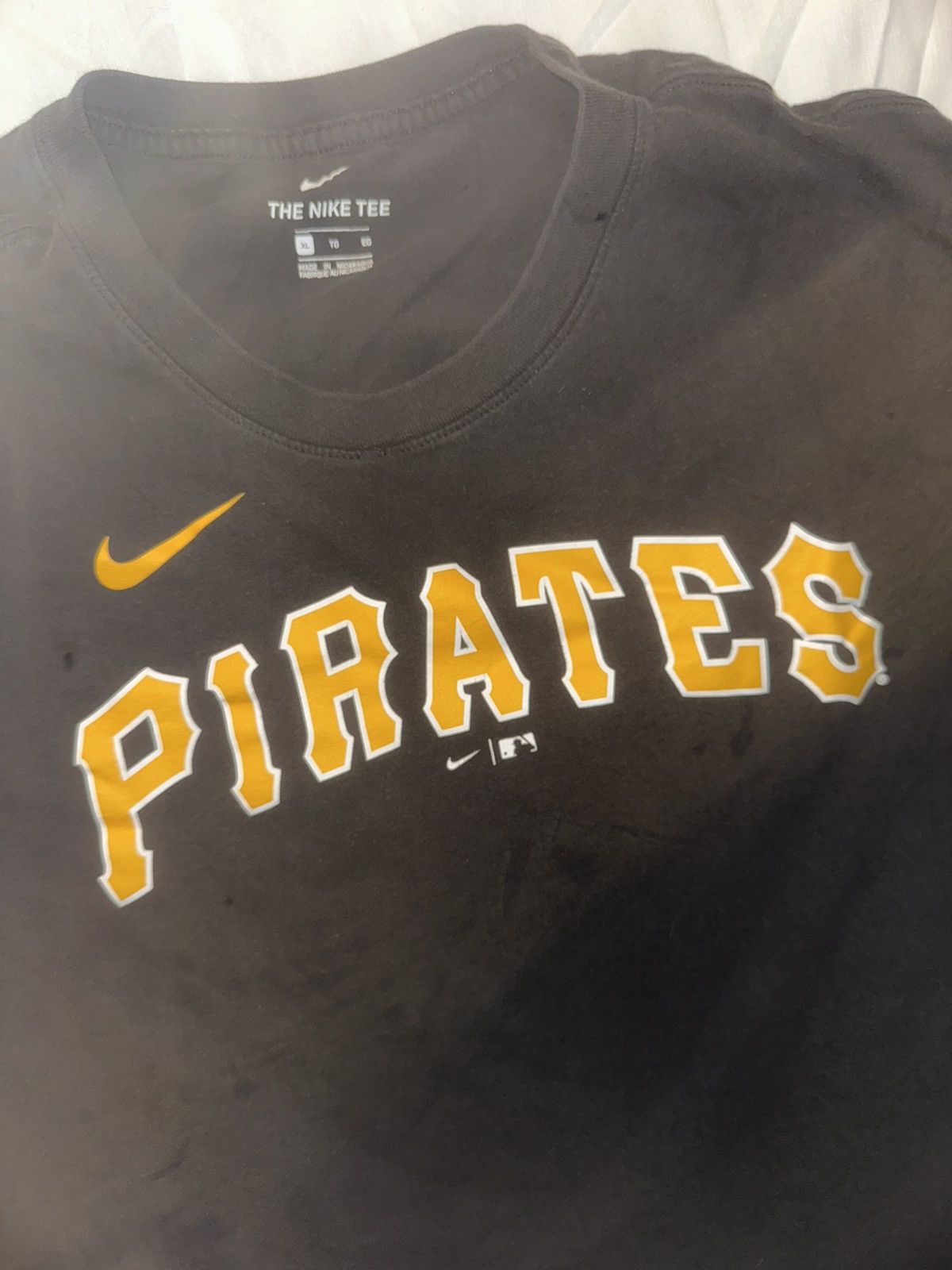 Nike NIKE PITTSBURGH PIRATES Black Tee Shirt Sz.XL Size US XL / EU 56 / 4 - 2 Thumbnail