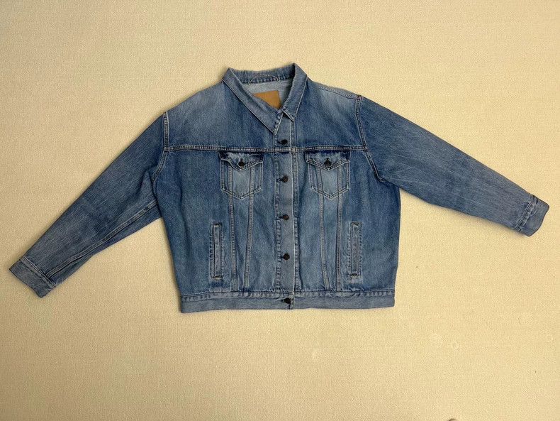 Balenciaga Balenciaga Denim Button Collar Jacket - dmc Size US XL / EU 56 / 4 - 1 Thumbnail
