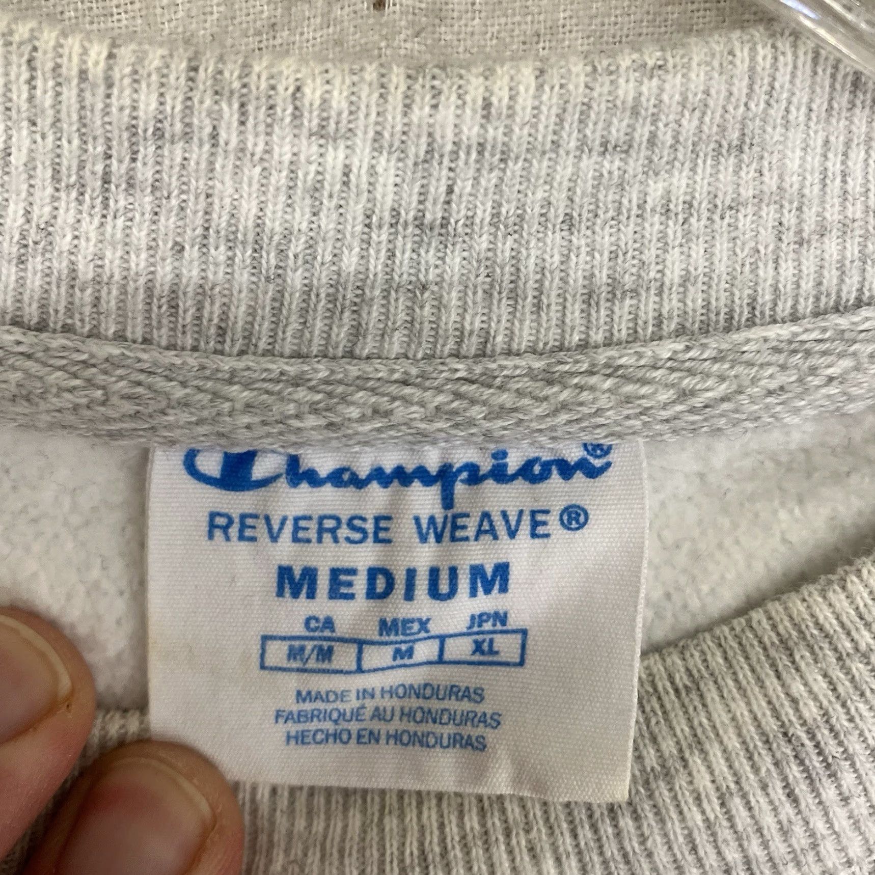 Champion VINTAGE Champion University of Texas A&M Kingsville Javelinas Sweatshirt Pullover Adult Medium Gray Graphic Print 90s Mens Size US M / EU 48-50 / 2 - 5 Thumbnail