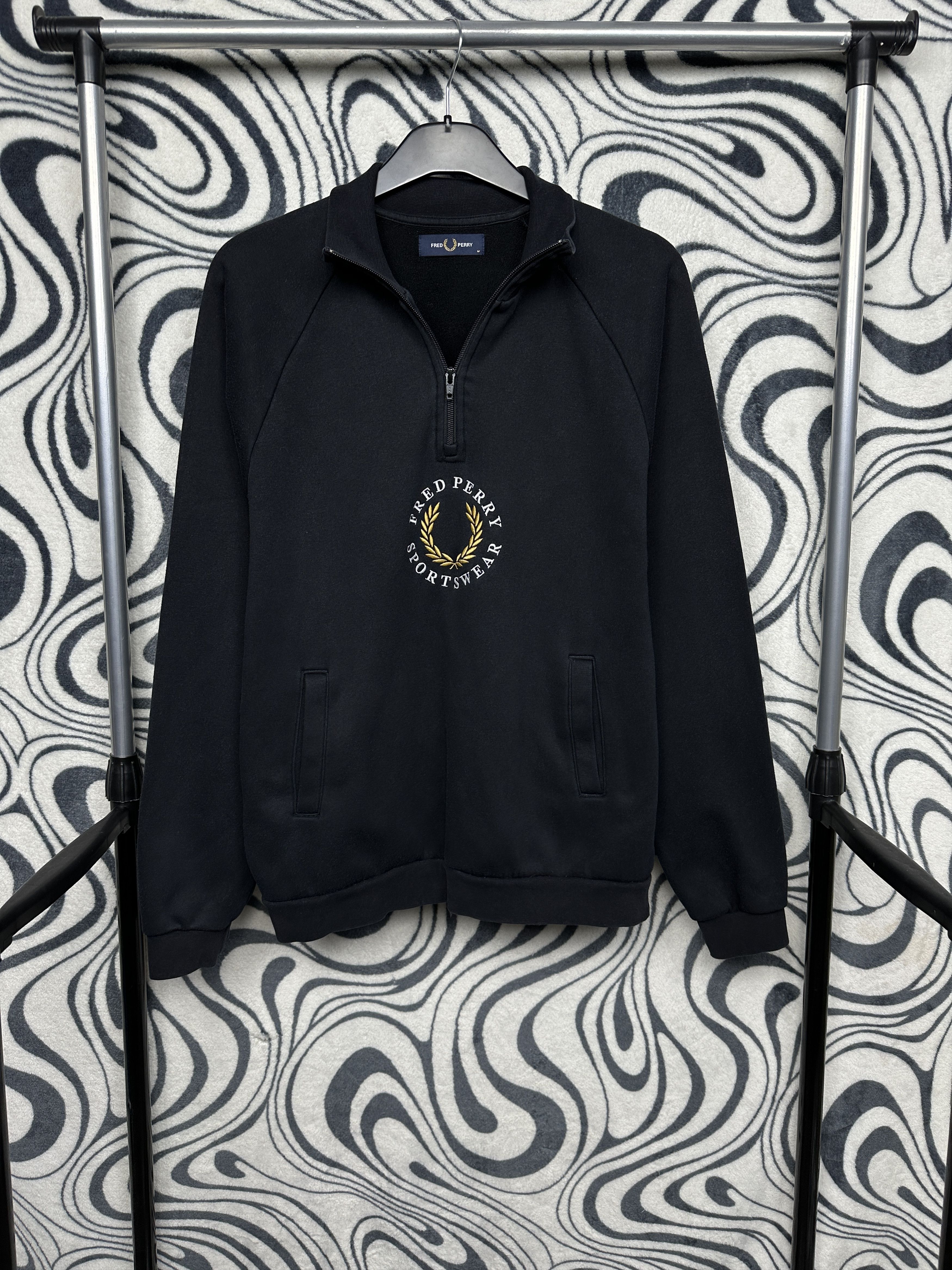 Fred Perry Fred Perry Mens Half-Zip Mens Sweatshirt Size US M / EU 48-50 / 2 - 1 Thumbnail