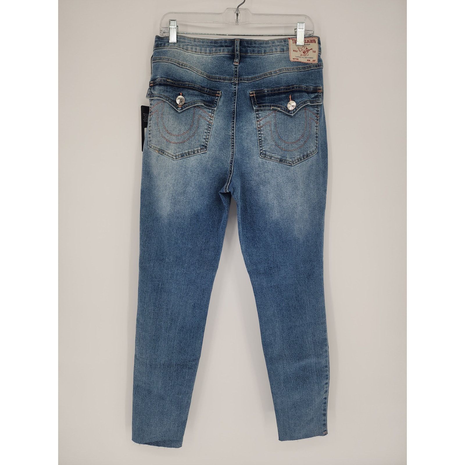 True Religion Halle Skinny Jeans Med Cloudless Wash Size 31